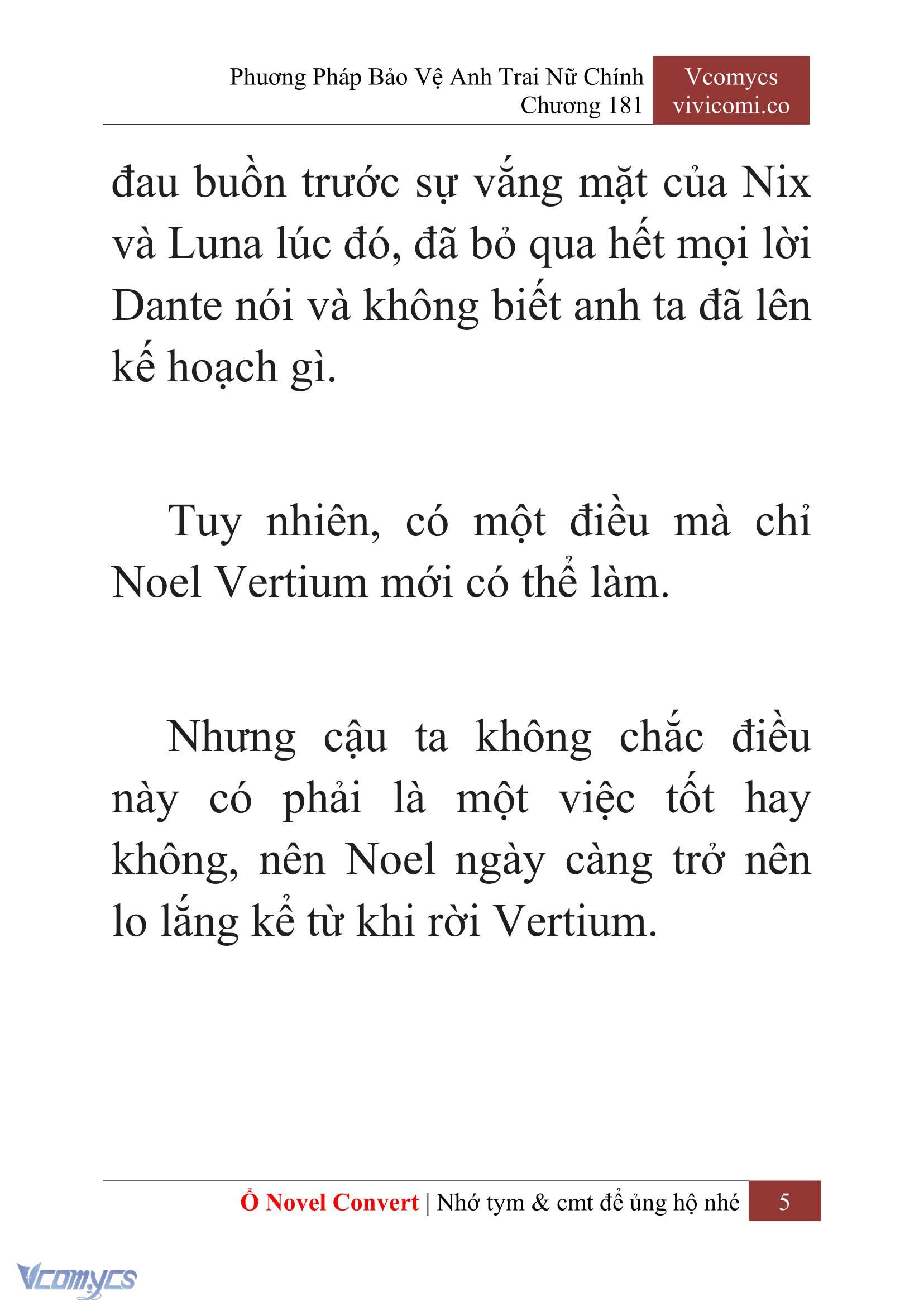 [Novel] Phương Pháp Bảo Vệ Anh Trai Nữ Chính Chap 181 - Trang 2