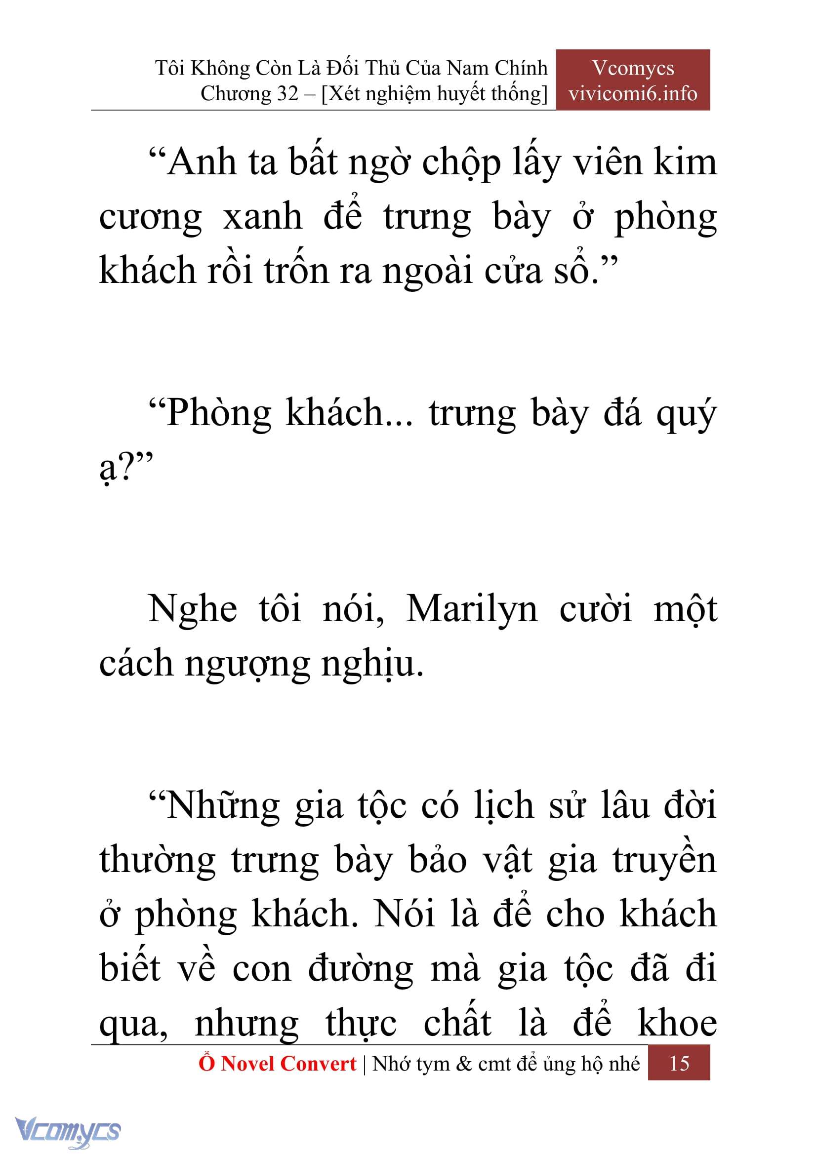 [Novel] Tôi Không Còn Là Đối Thủ Của Nam Chính Chap 32 - Trang 2