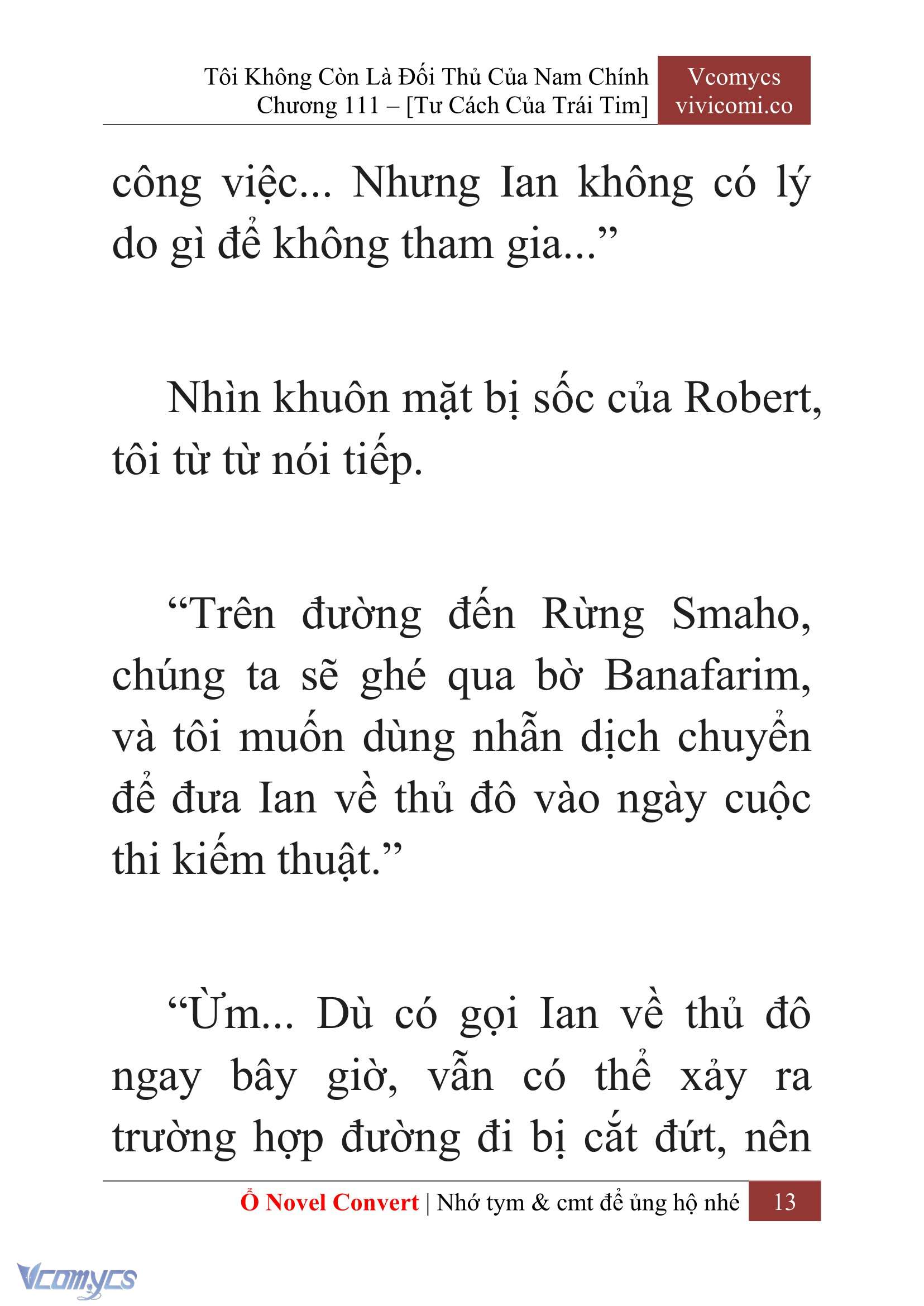[Novel] Tôi Không Còn Là Đối Thủ Của Nam Chính Chap 111 - Trang 2
