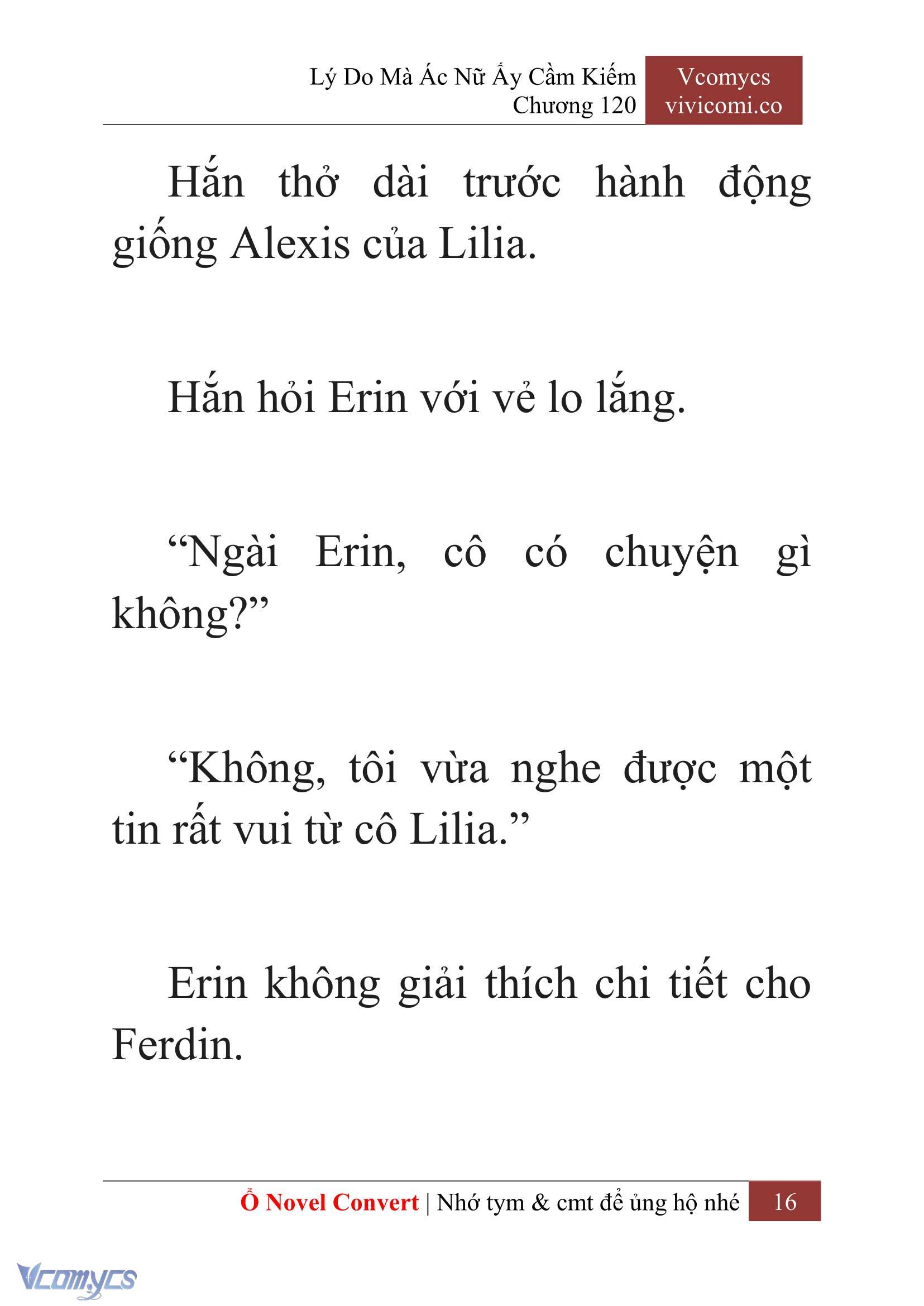 [Novel] Lý Do Mà Ác Nữ Ấy Cầm Kiếm Chap 120 - Next Chap 121