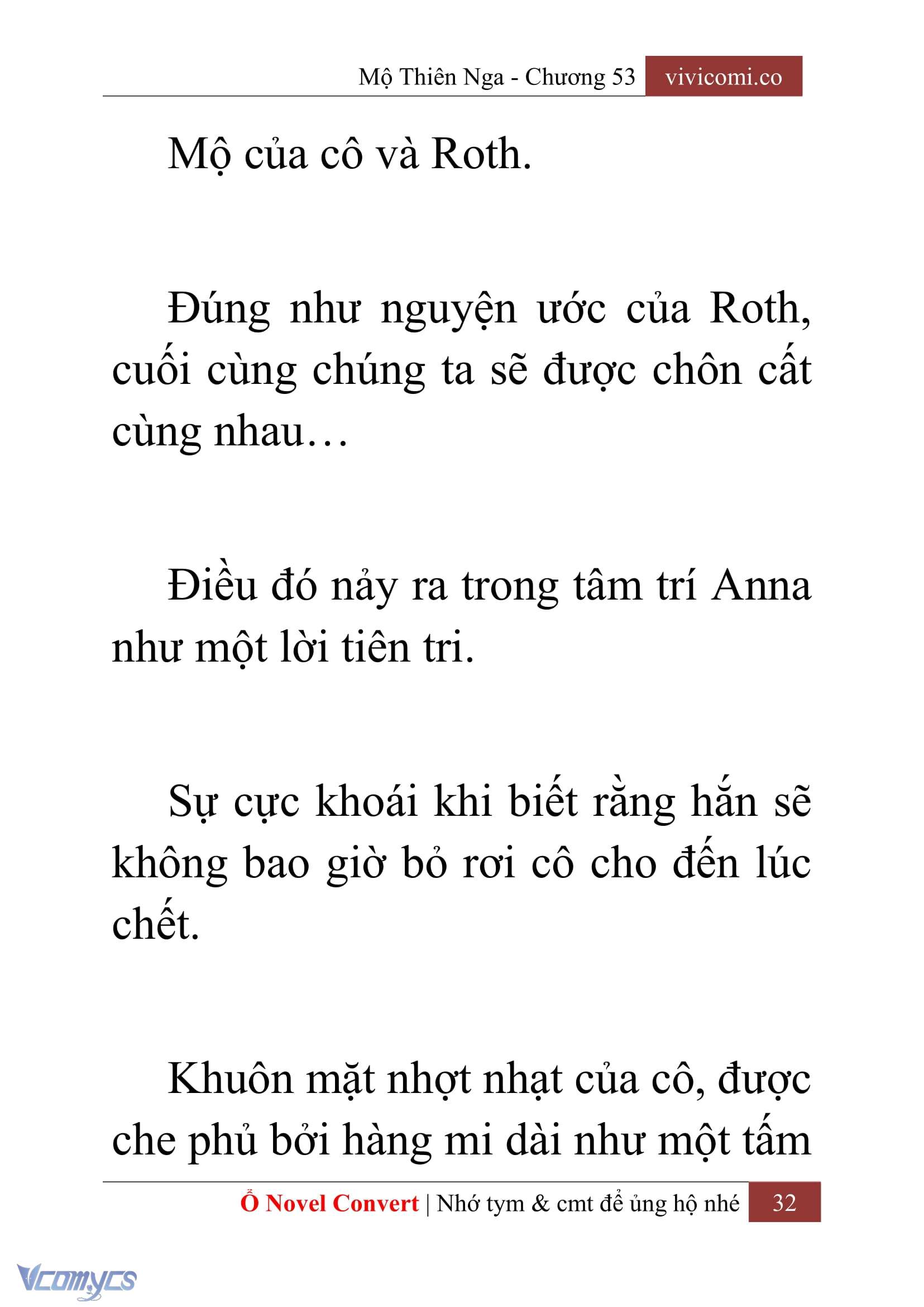 [Novel] Mộ Thiên Nga Chap 53 - Next 