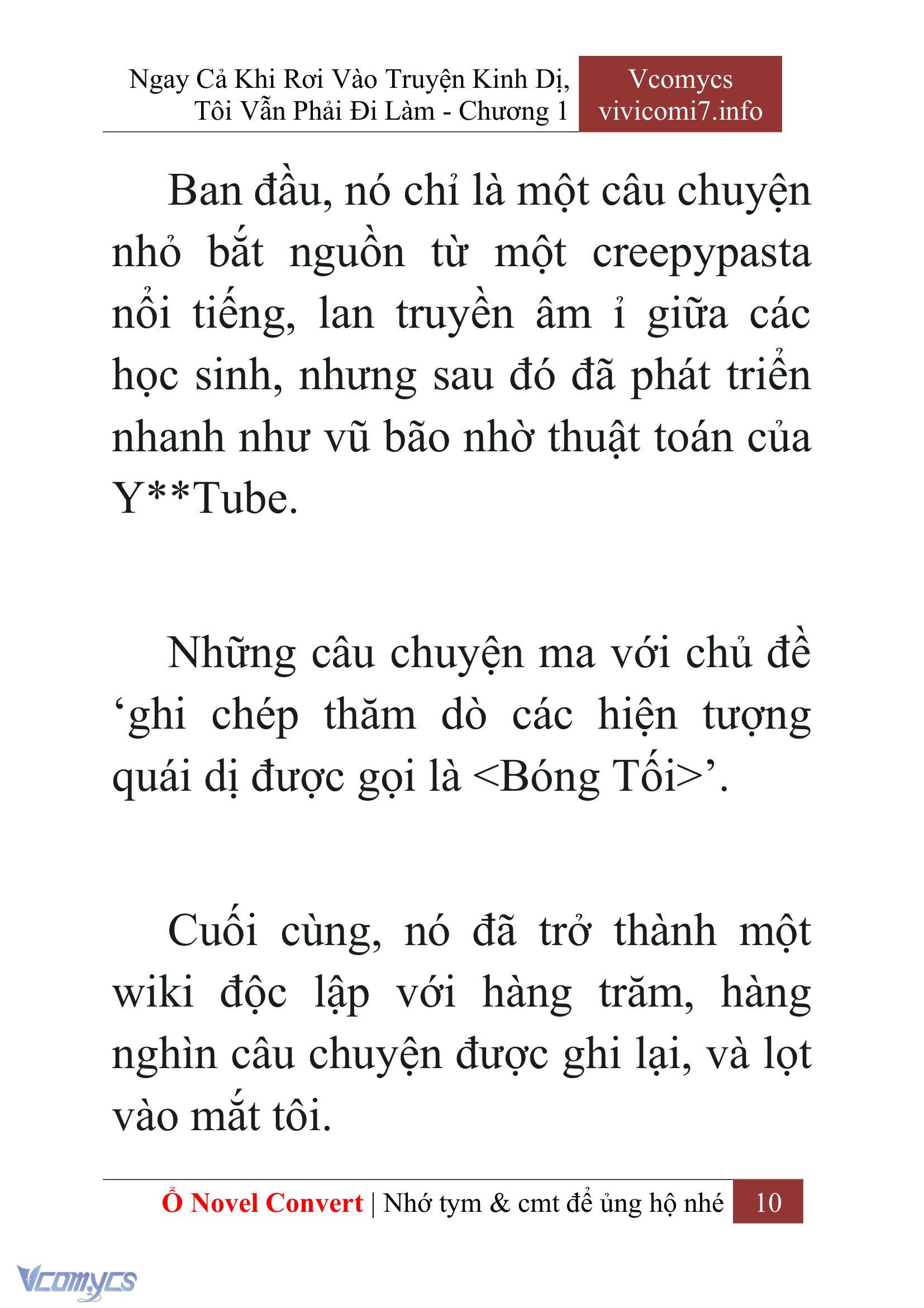 [Novel] Ngay Cả Khi Rơi Vào Truyện Kinh Dị, Tôi Vẫn Phải Đi Làm Chap 1 - Trang 2