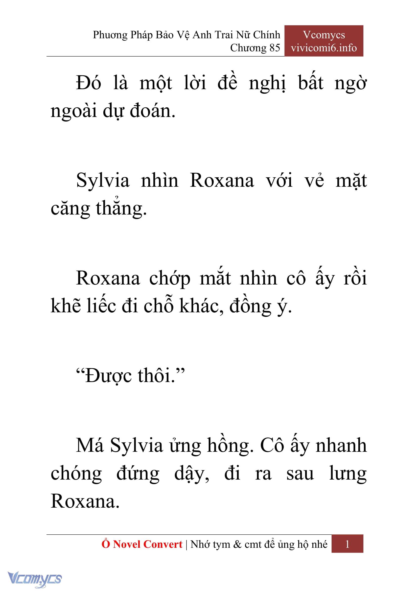 [Novel] Phương Pháp Bảo Vệ Anh Trai Nữ Chính Chap 85 - Trang 2