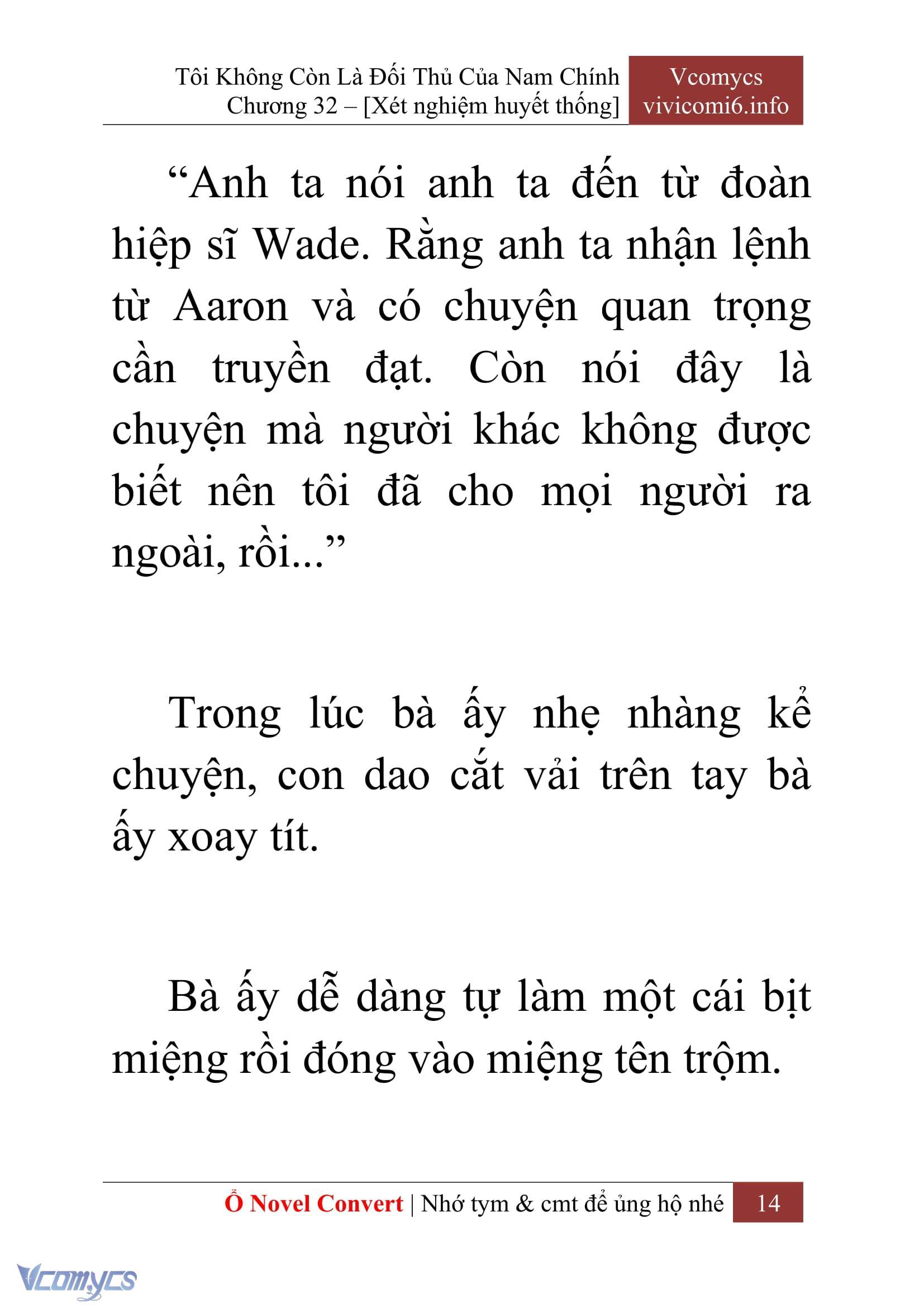 [Novel] Tôi Không Còn Là Đối Thủ Của Nam Chính Chap 32 - Trang 2