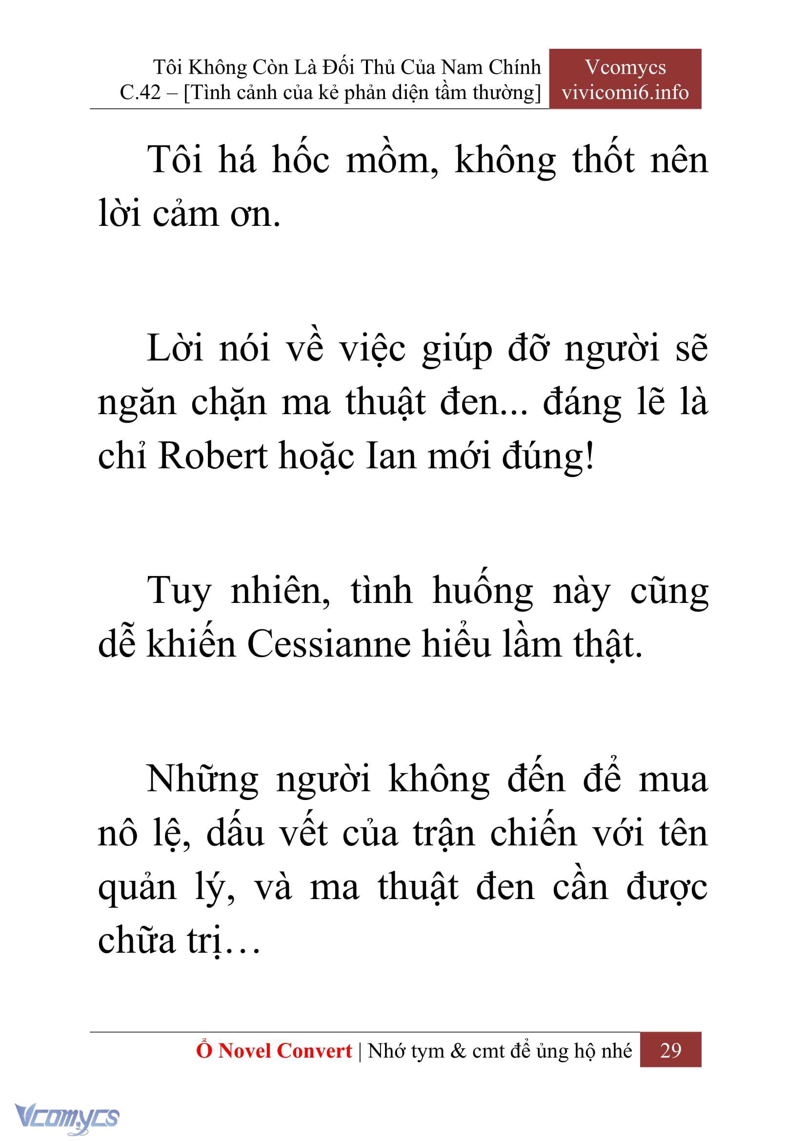 [Novel] Tôi Không Còn Là Đối Thủ Của Nam Chính Chap 42 - Trang 2