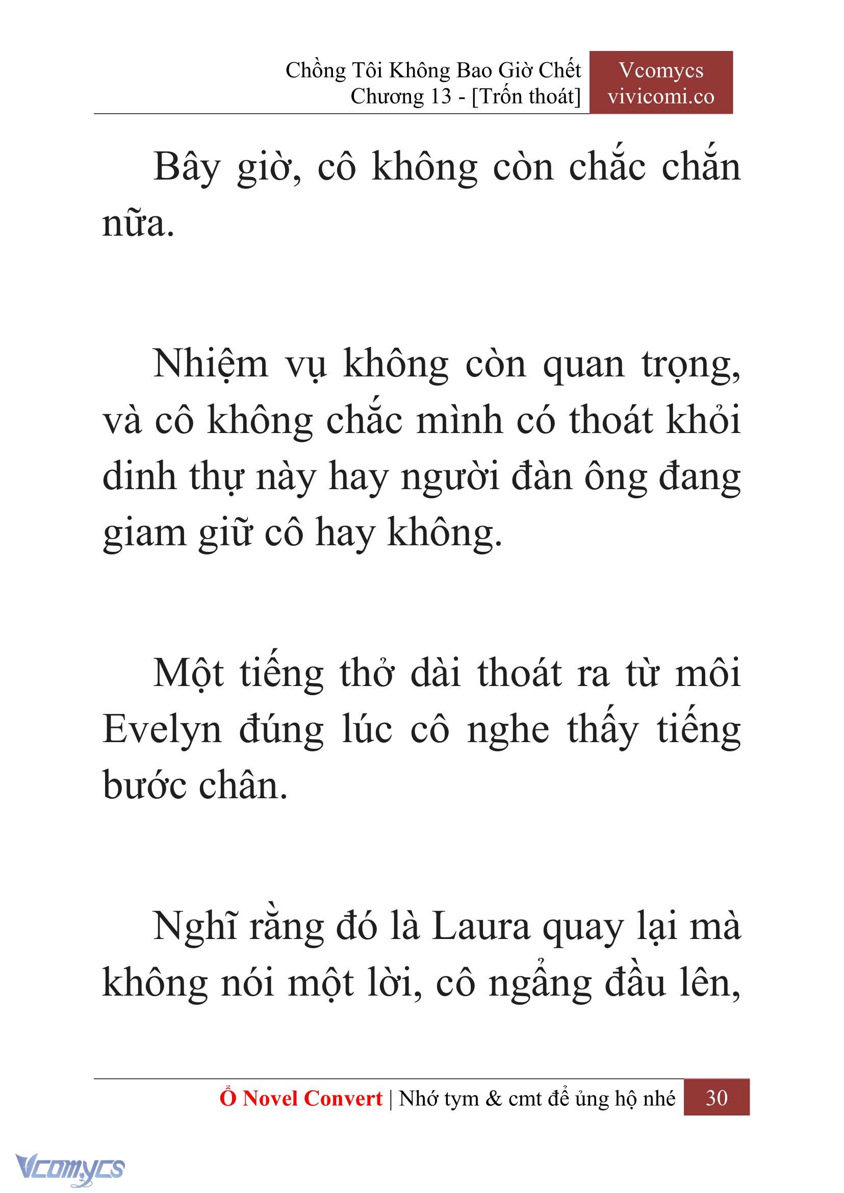 [Novel] Chồng Tôi Không Bao Giờ Chết Chap 13 - Trang 2