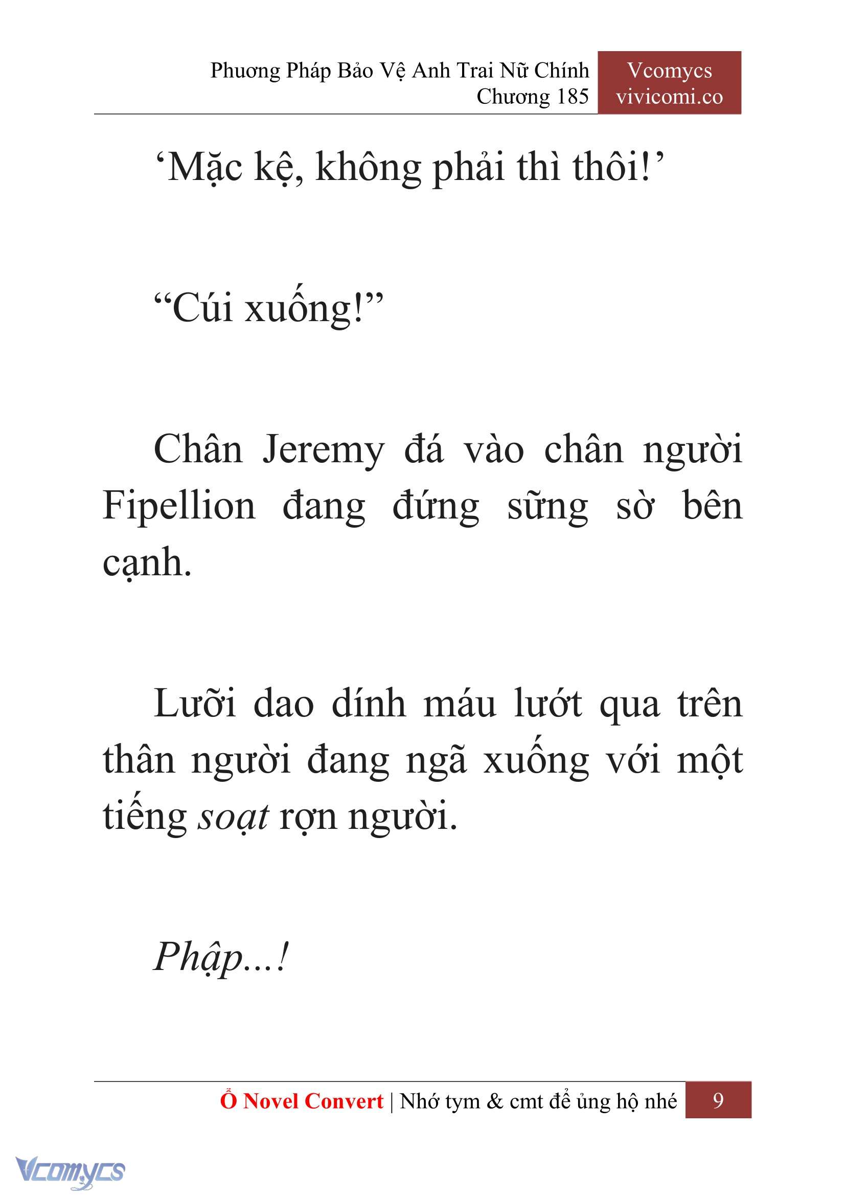 [Novel] Phương Pháp Bảo Vệ Anh Trai Nữ Chính Chap 185 - Trang 2