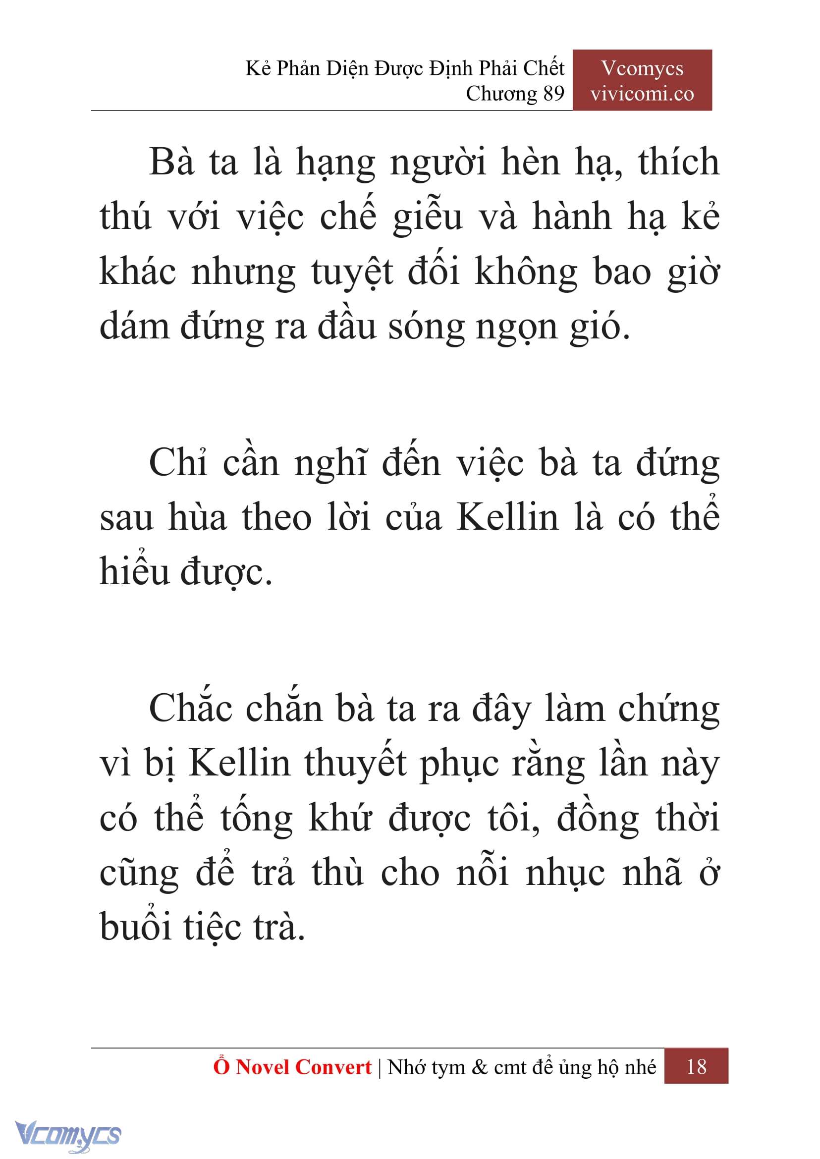 [Novel] Kẻ Phản Diện Được Định Phải Chết Chap 89 - Trang 2