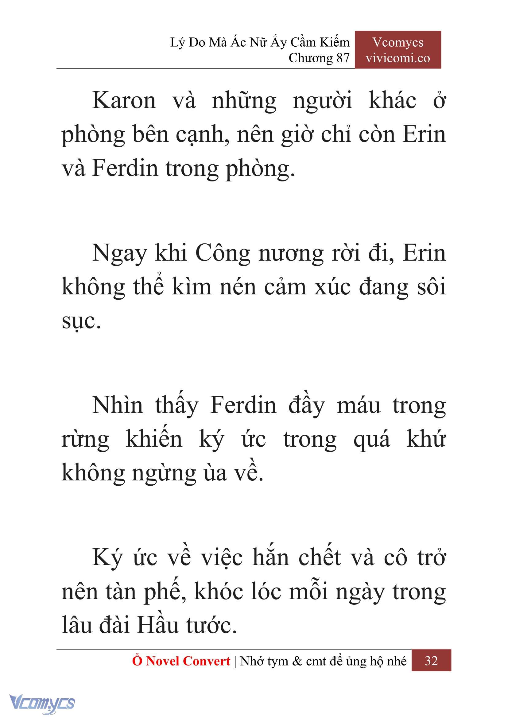 [Novel] Lý Do Mà Ác Nữ Ấy Cầm Kiếm Chap 87 - Trang 2