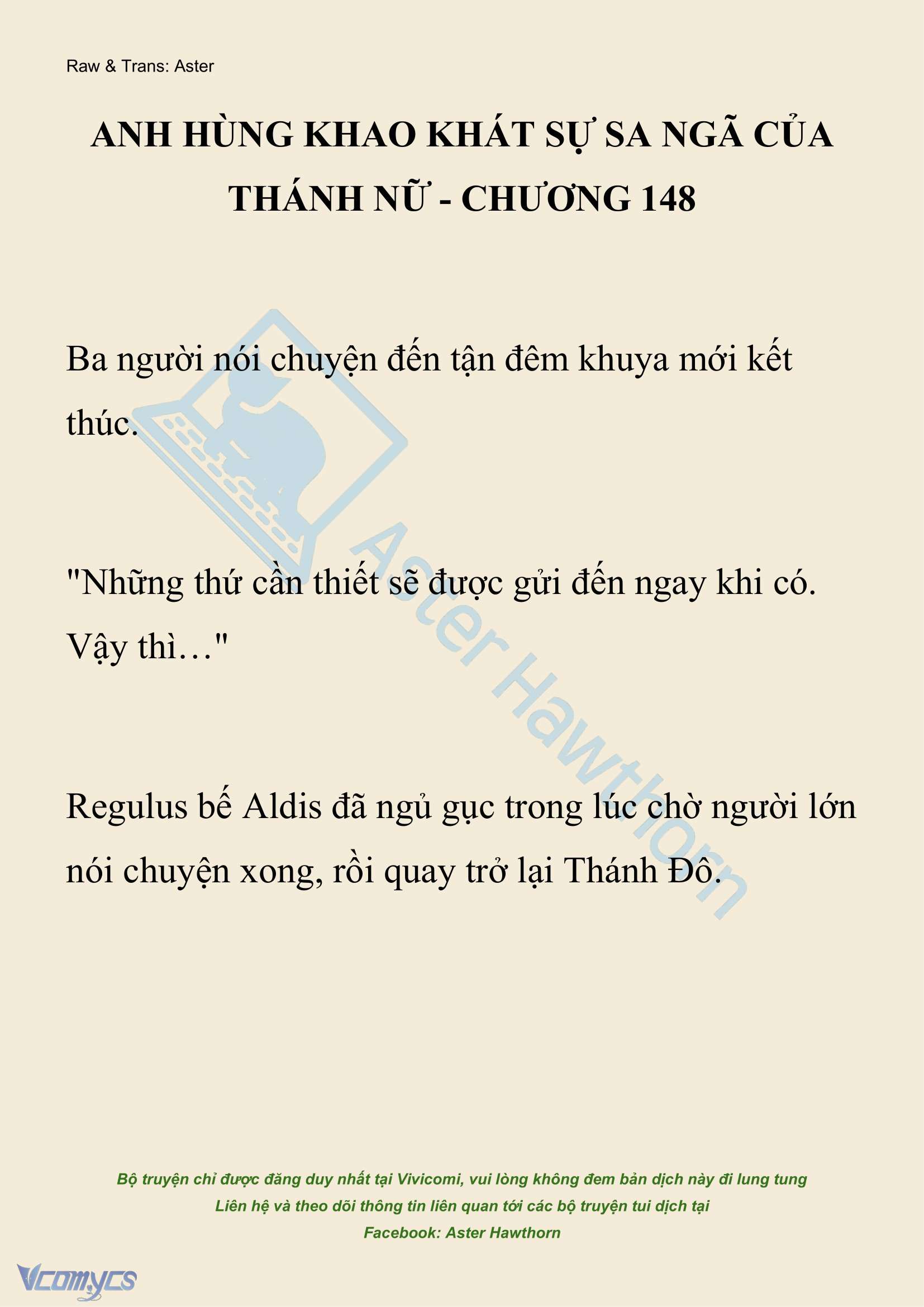 [NOVEL] Anh Hùng Khao Khát Sự Sa Ngã Của Thánh Nữ Chap 148 - Trang 2