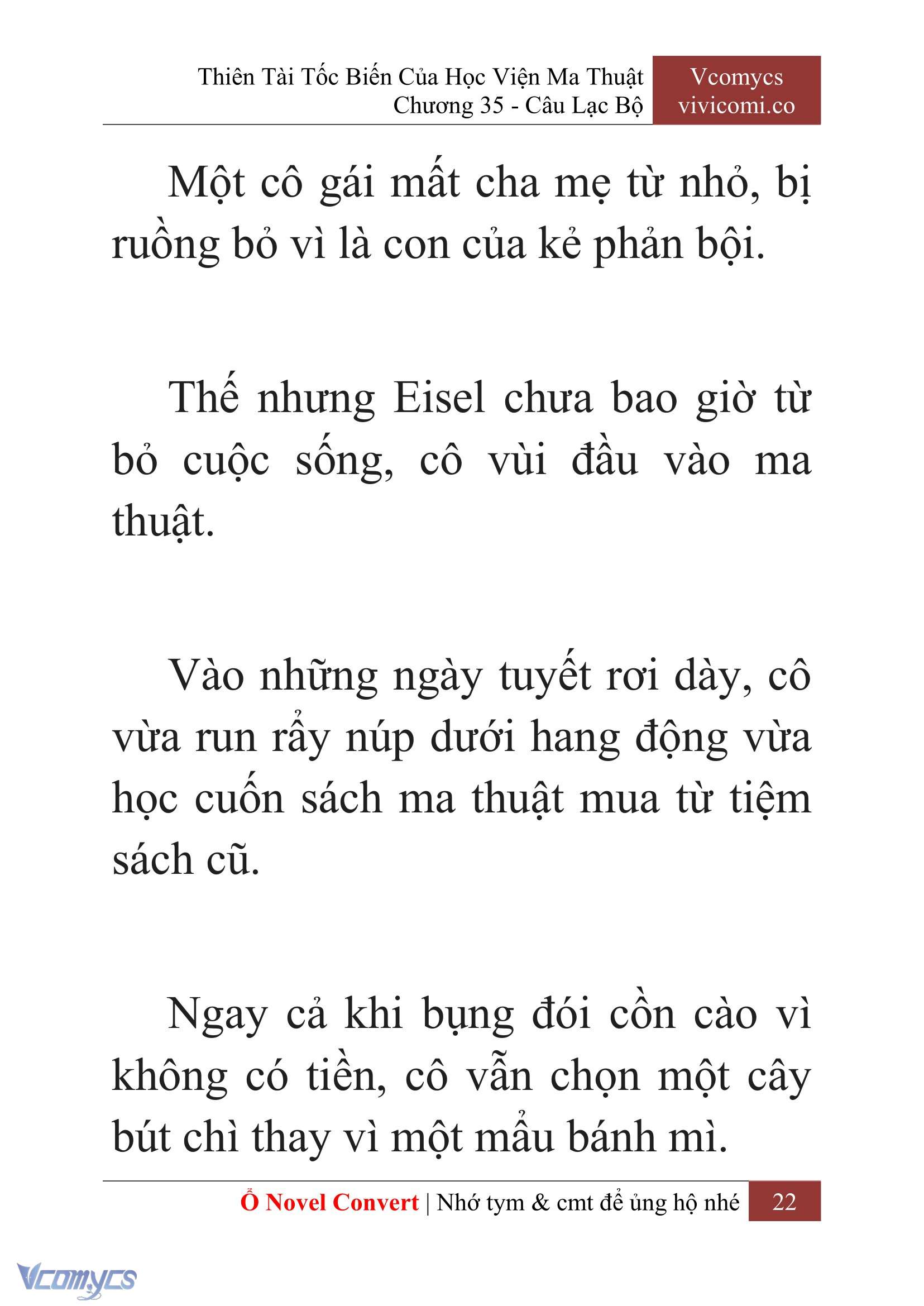 [Novel] Thiên Tài Tốc Biến Của Học Viện Ma Thuật Chap 35 - Next Chap 36