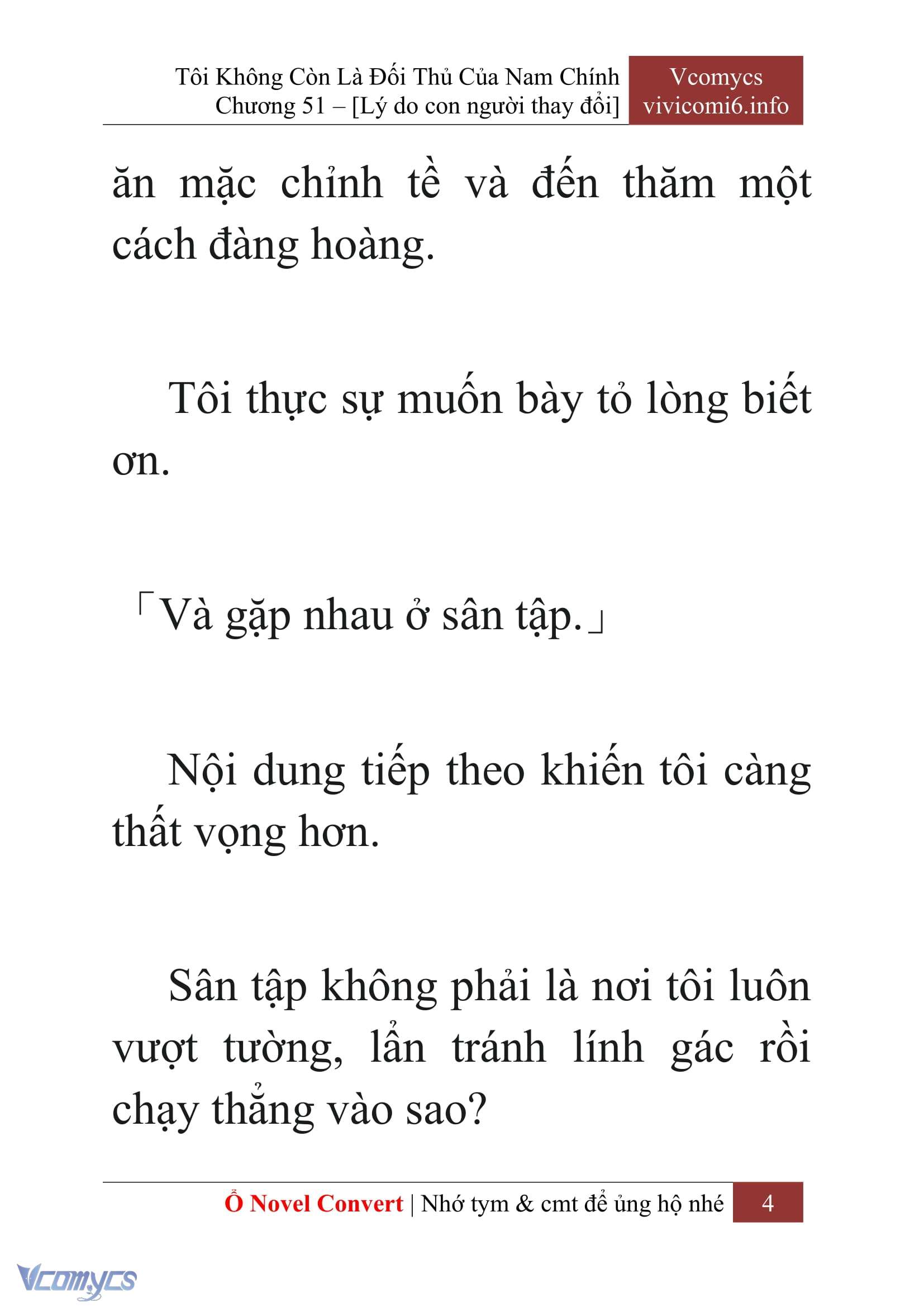 [Novel] Tôi Không Còn Là Đối Thủ Của Nam Chính Chap 51 - Trang 2