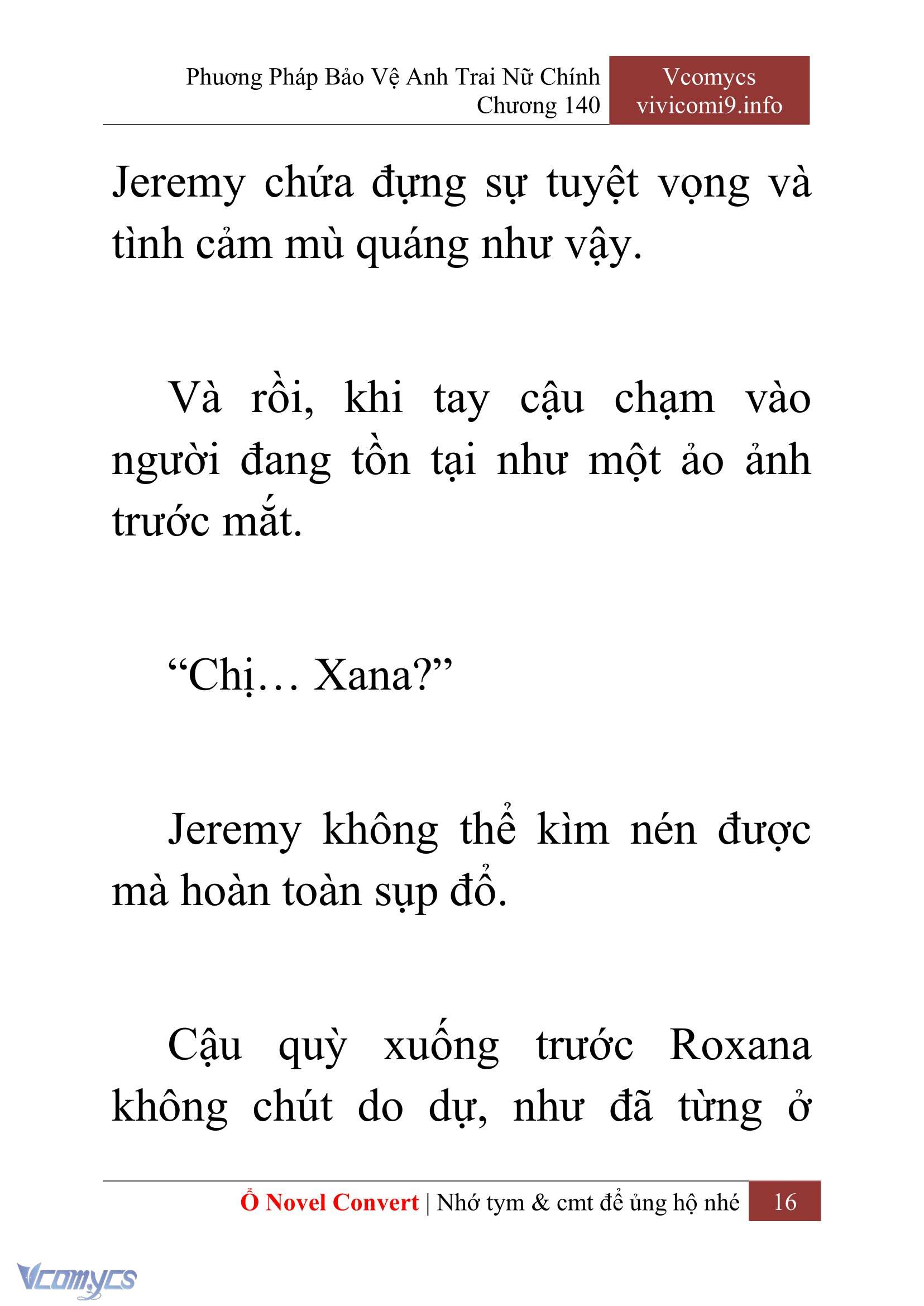 [Novel] Phương Pháp Bảo Vệ Anh Trai Nữ Chính Chap 140 - Trang 2