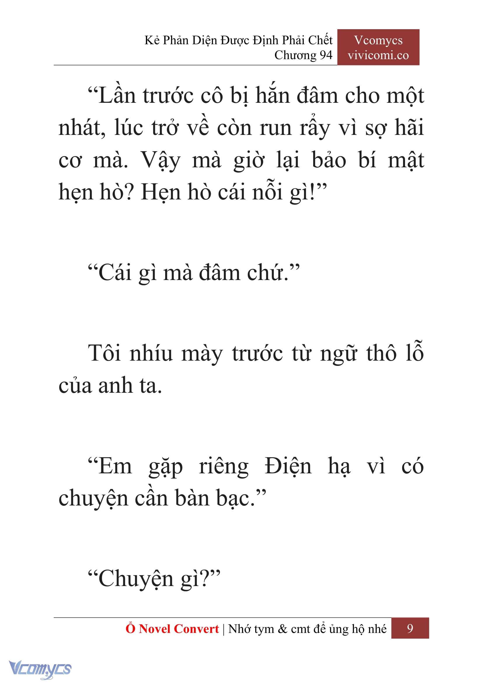 [Novel] Kẻ Phản Diện Được Định Phải Chết Chap 94 - Trang 2