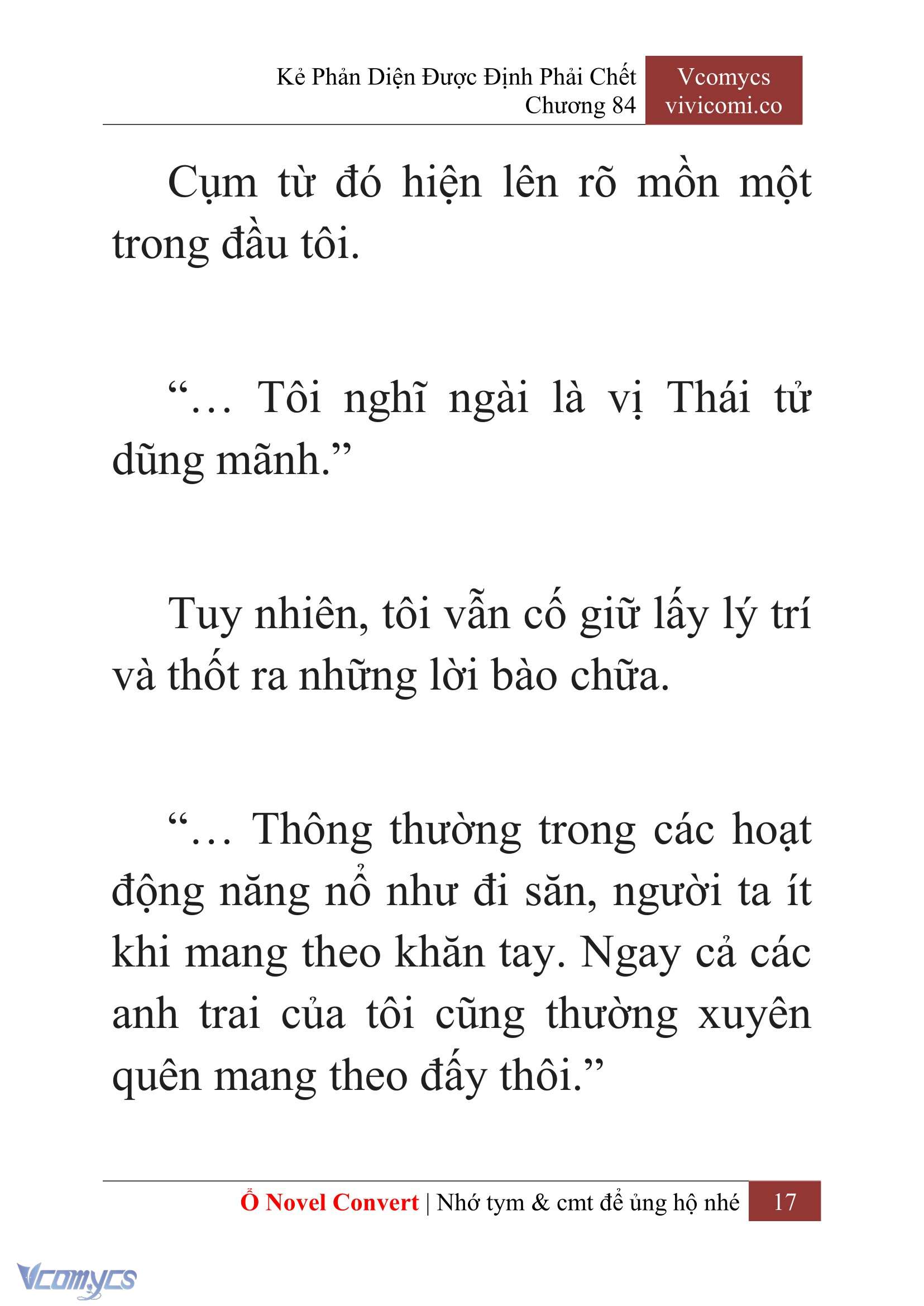 [Novel] Kẻ Phản Diện Được Định Phải Chết Chap 84 - Trang 2