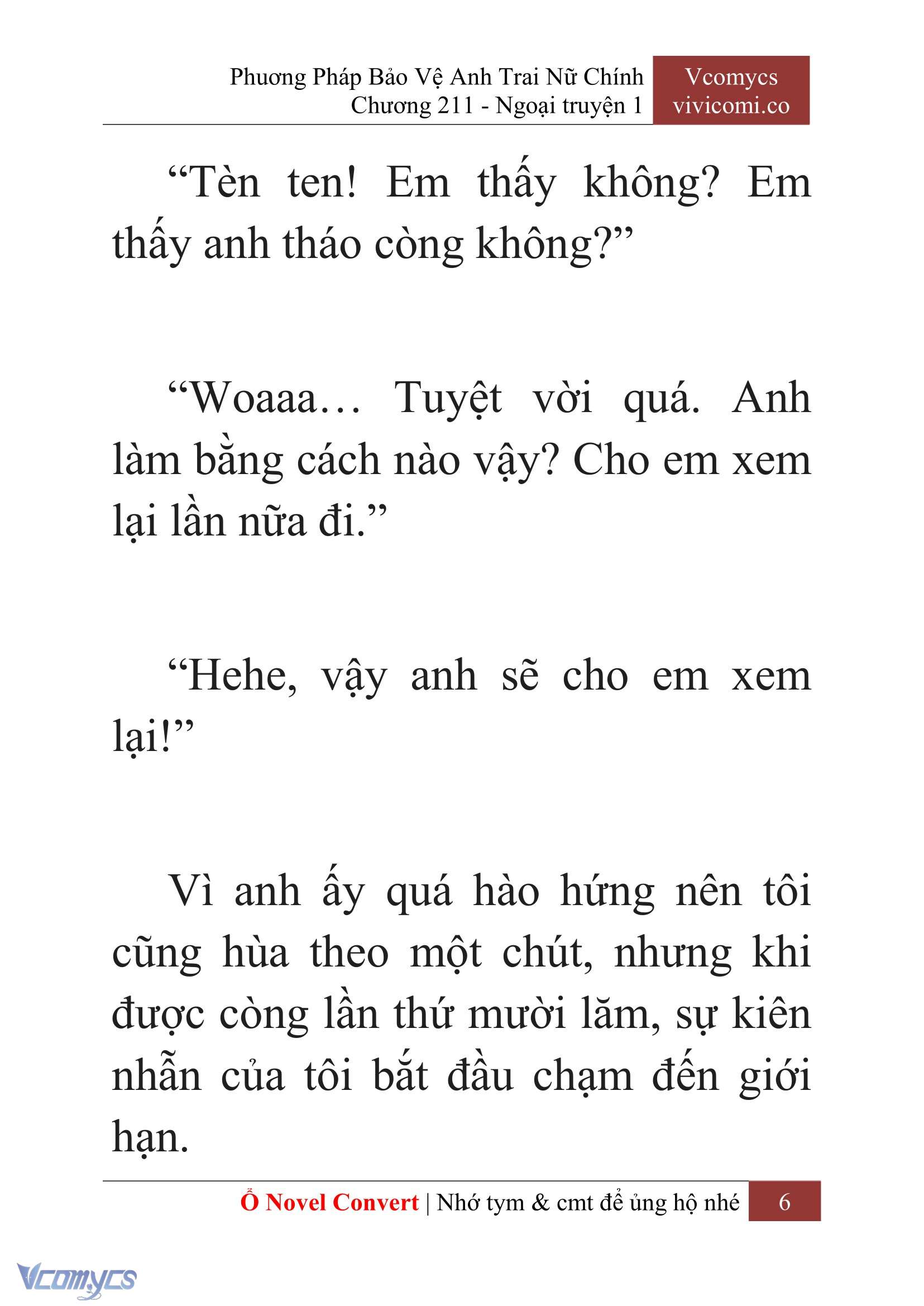 [Novel] Phương Pháp Bảo Vệ Anh Trai Nữ Chính Chap 211 - Trang 2
