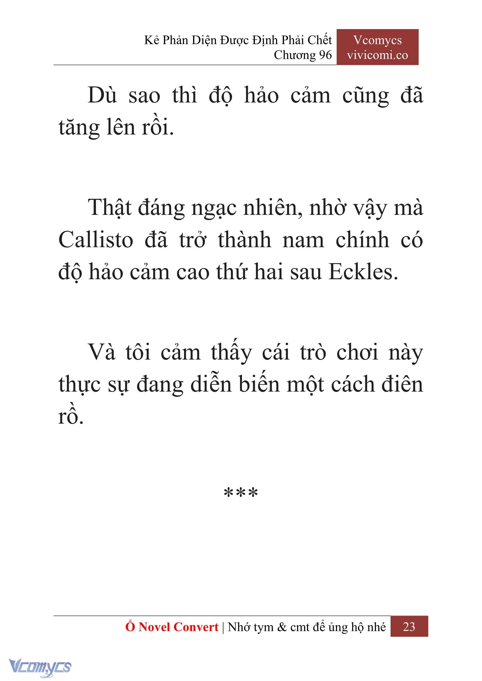 [Novel] Kẻ Phản Diện Được Định Phải Chết Chap 96 - Trang 2