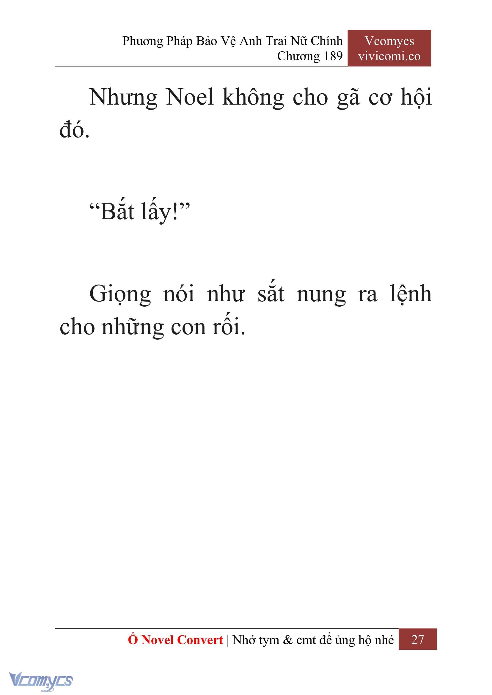 [Novel] Phương Pháp Bảo Vệ Anh Trai Nữ Chính Chap 189 - Trang 2