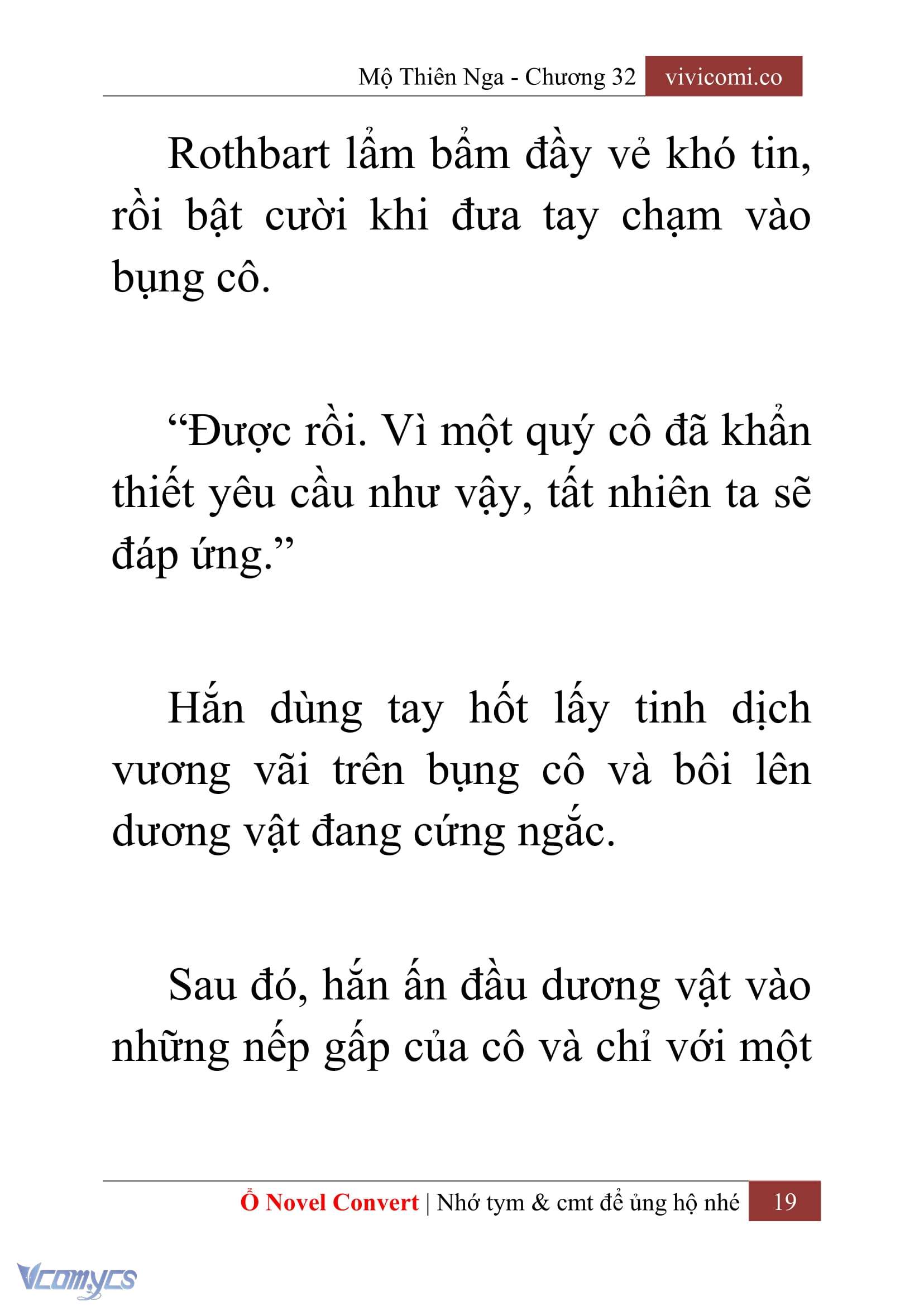 [Novel] Mộ Thiên Nga Chap 32 - Trang 2
