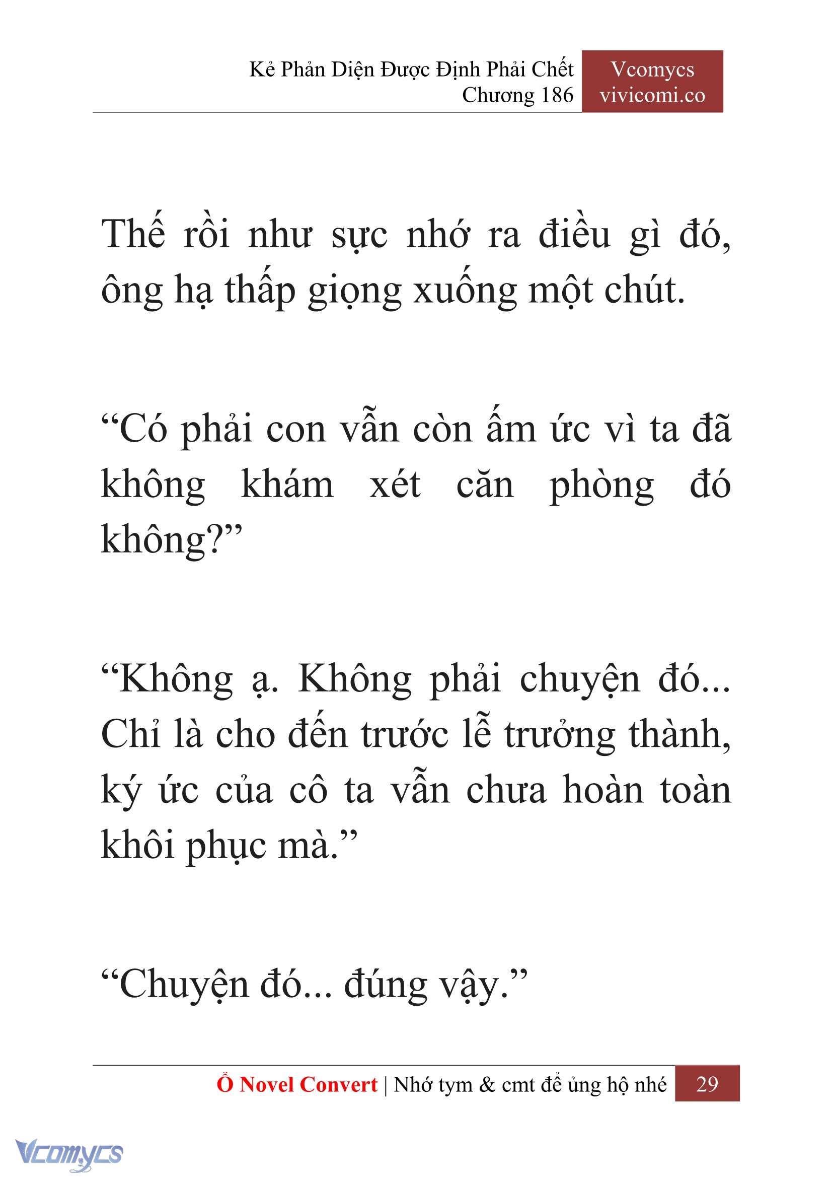 [Novel] Kẻ Phản Diện Được Định Phải Chết Chap 186 - Next Chap 187