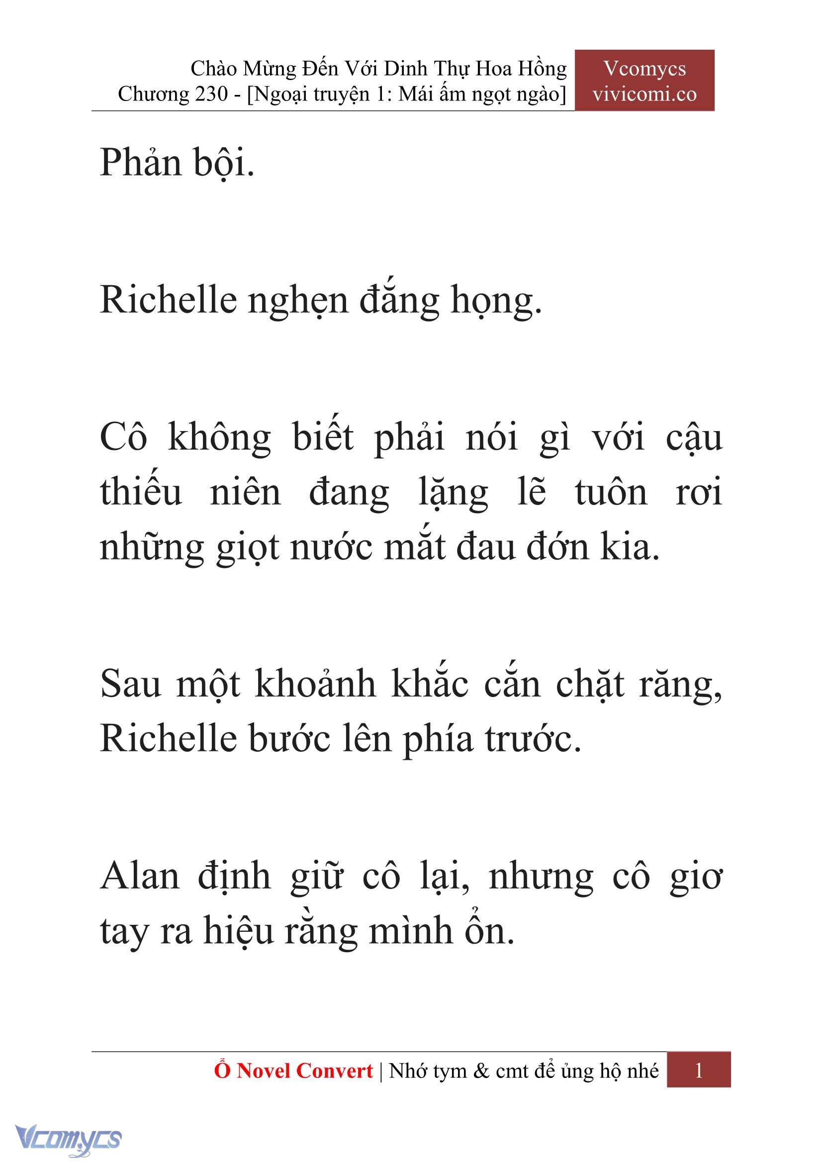 [Novel] Chào Mừng Đến Với Dinh Thự Hoa Hồng Chap 230 - Trang 2