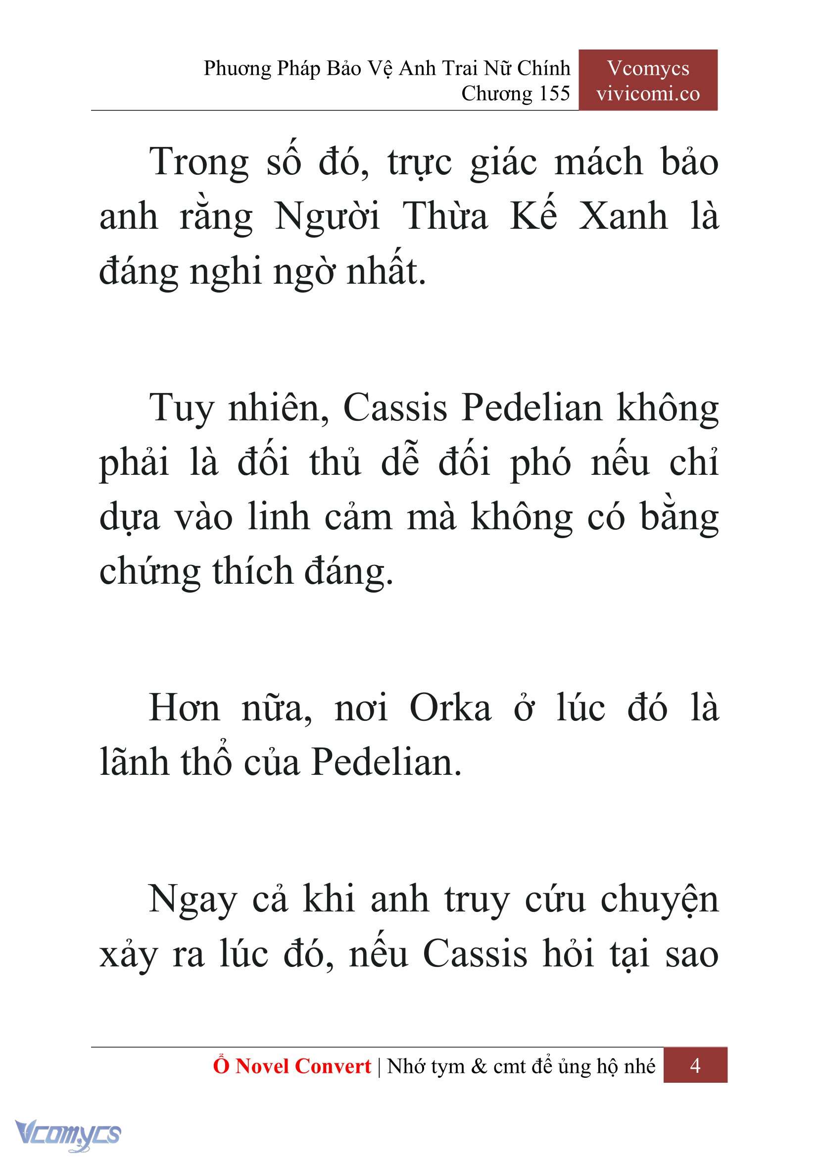 [Novel] Phương Pháp Bảo Vệ Anh Trai Nữ Chính Chap 155 - Trang 2