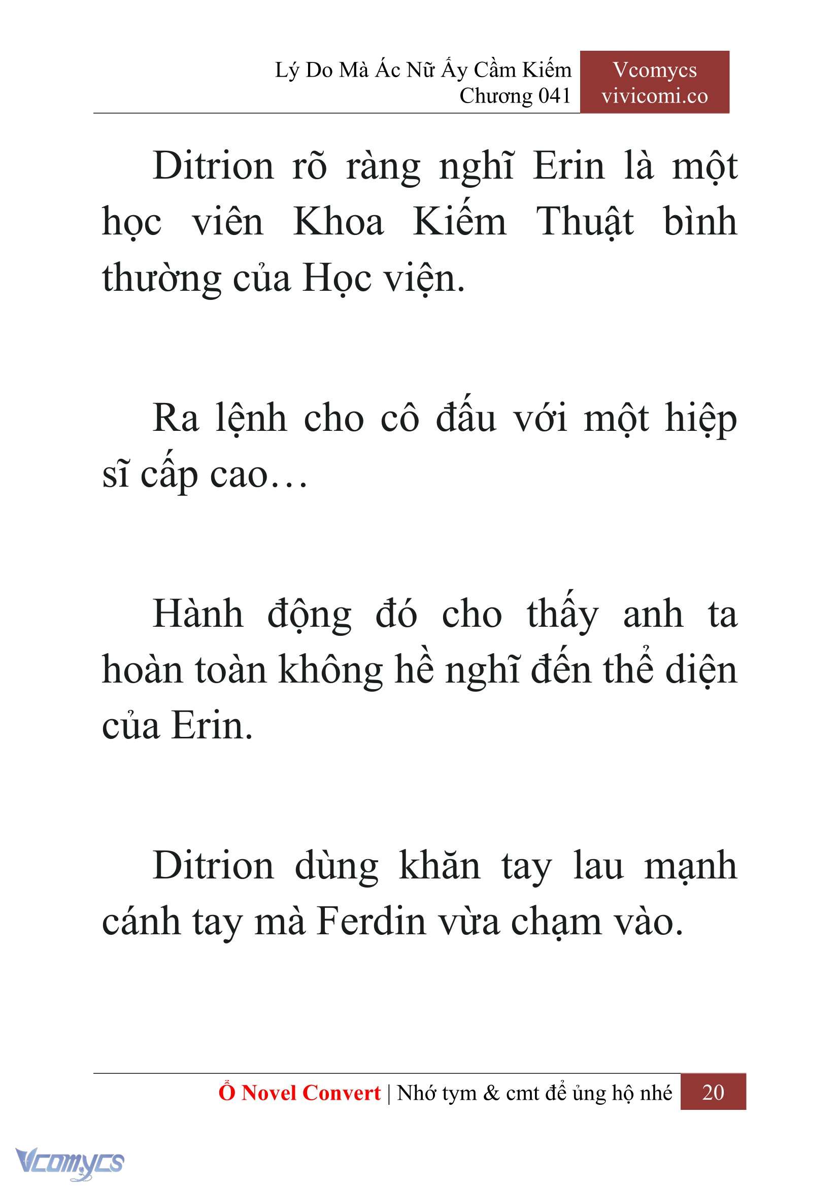 [Novel] Lý Do Mà Ác Nữ Ấy Cầm Kiếm Chap 41 - Trang 2