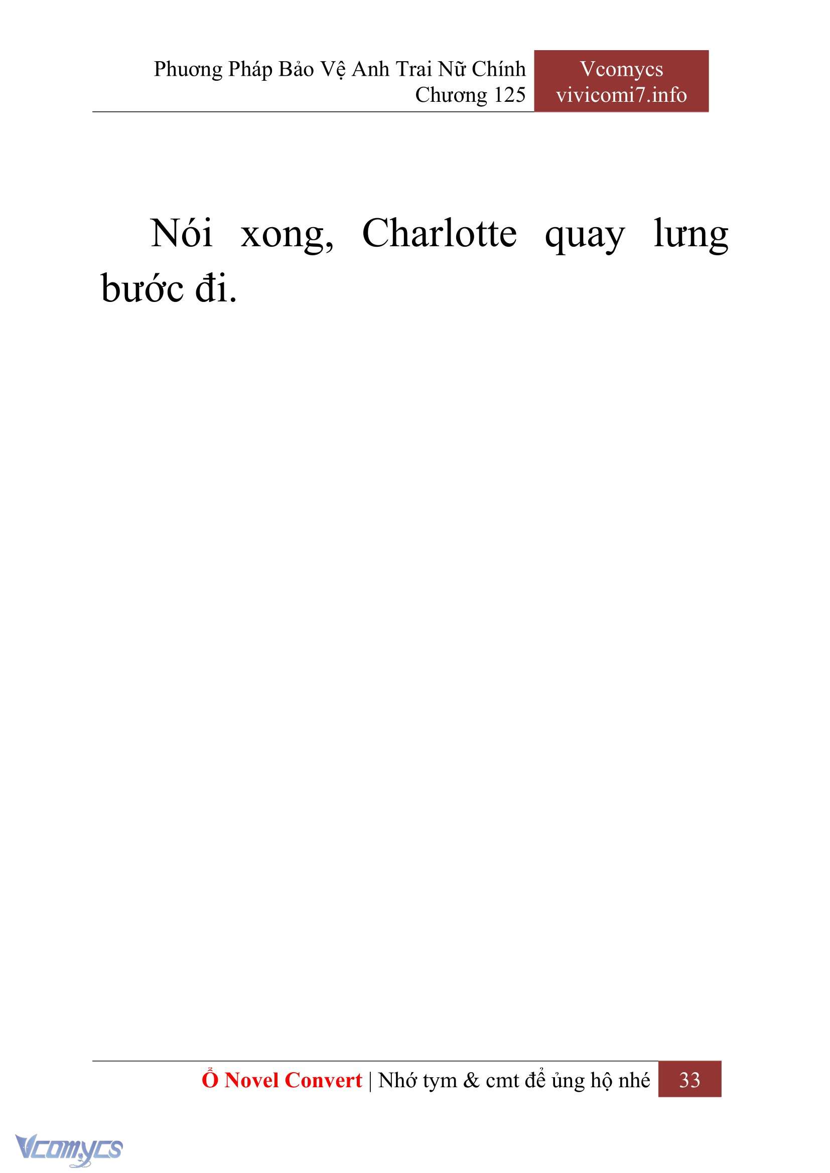 [Novel] Phương Pháp Bảo Vệ Anh Trai Nữ Chính Chap 125 - Trang 2