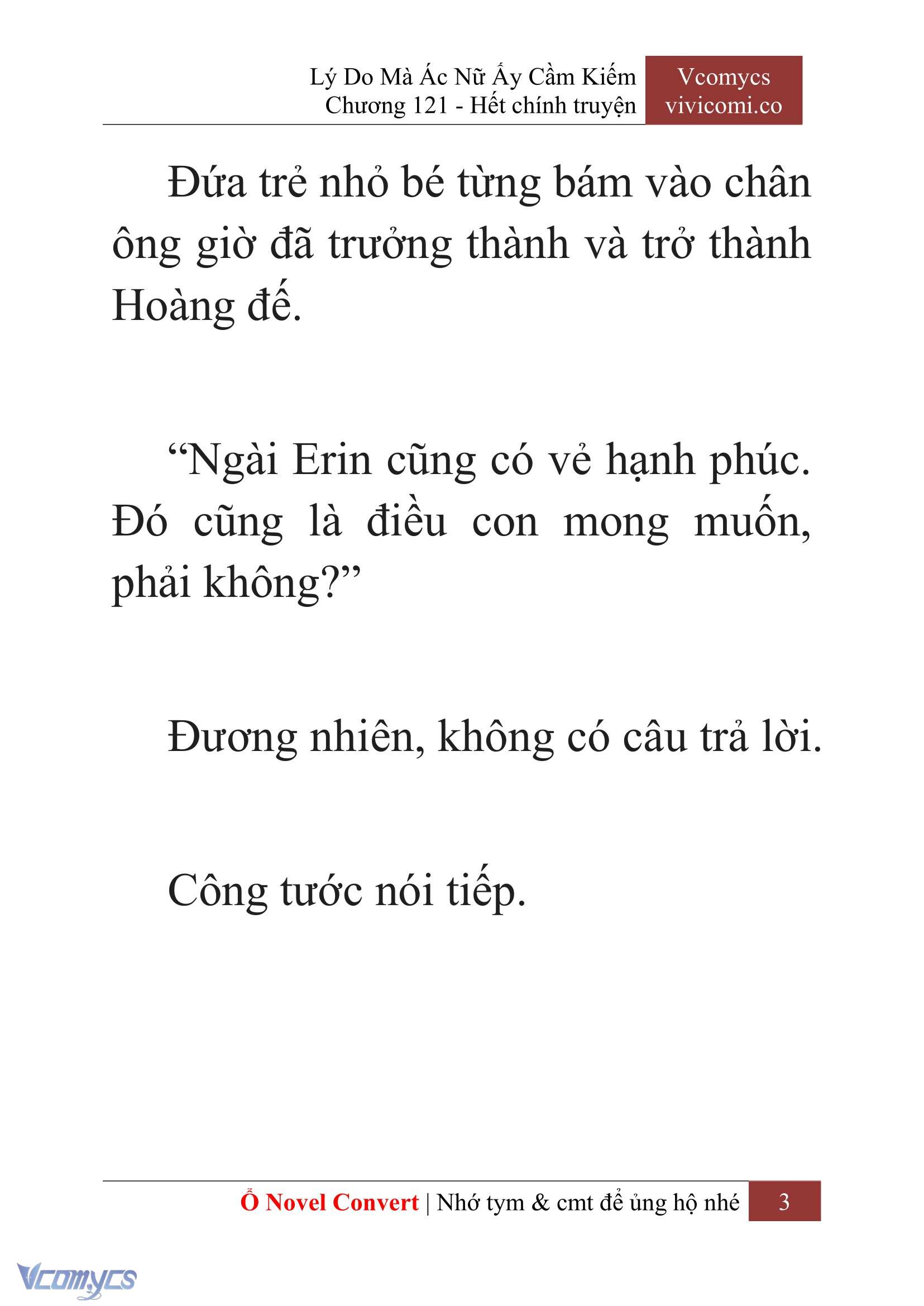 [Novel] Lý Do Mà Ác Nữ Ấy Cầm Kiếm Chap 121 - Trang 2