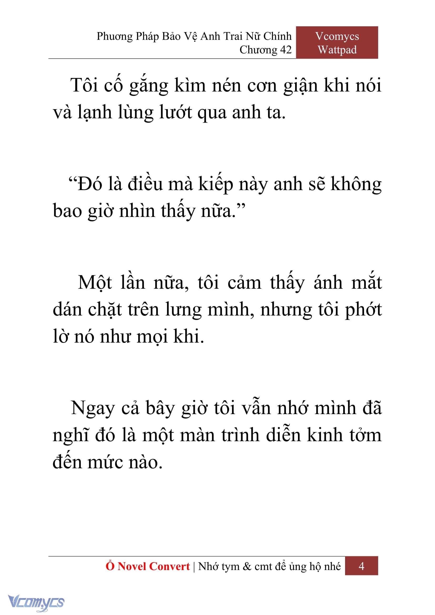 [Novel] Phương Pháp Bảo Vệ Anh Trai Nữ Chính Chap 42 - Trang 2