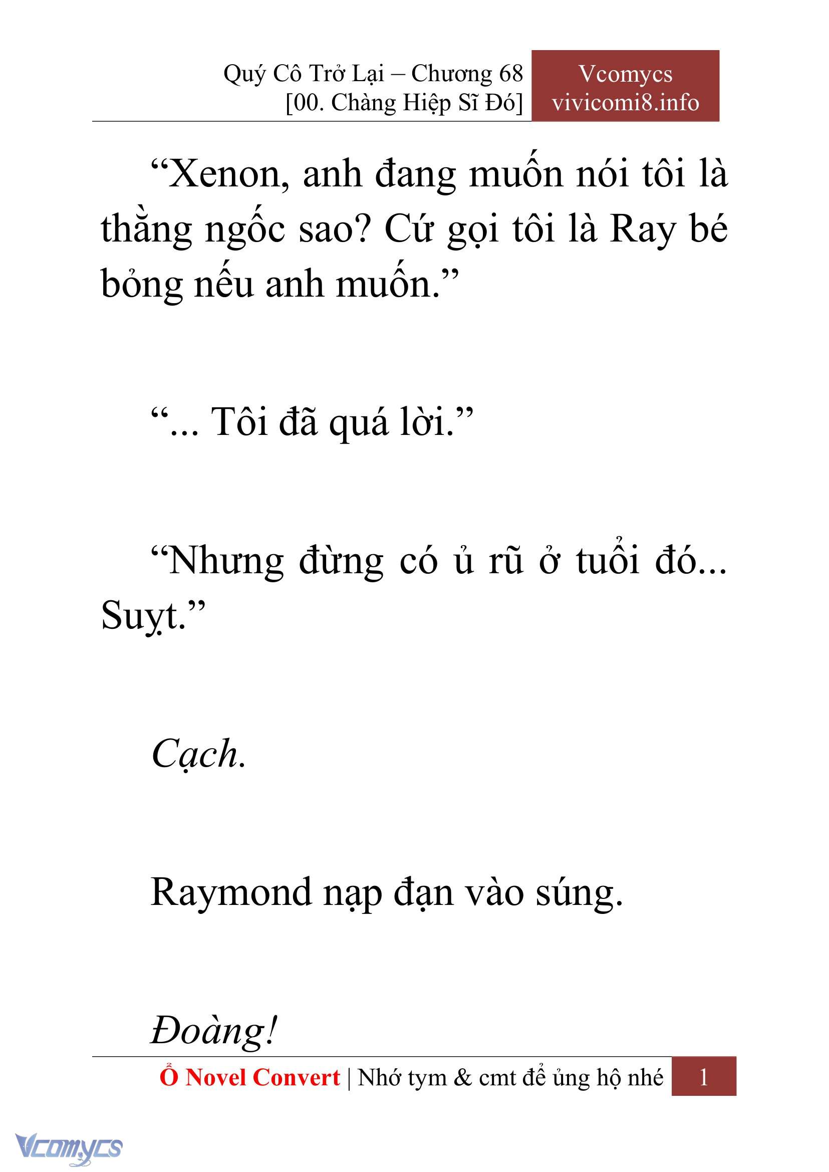 [Novel] Quý Cô Trở Lại Chap 68 - Trang 2