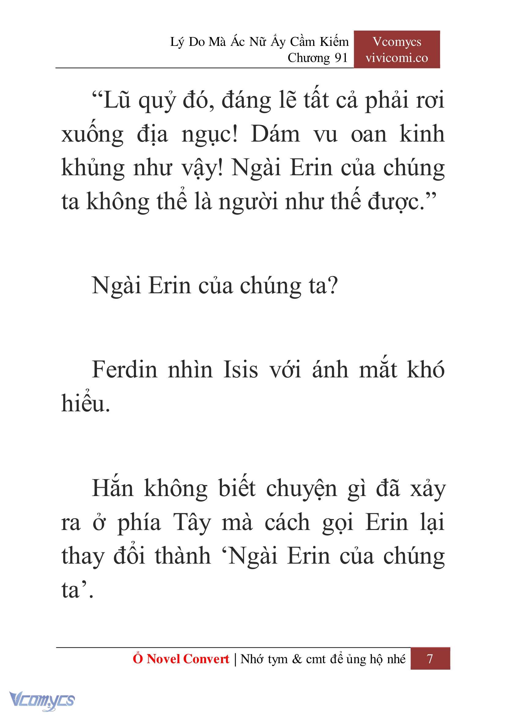 [Novel] Lý Do Mà Ác Nữ Ấy Cầm Kiếm Chap 91 - Trang 2