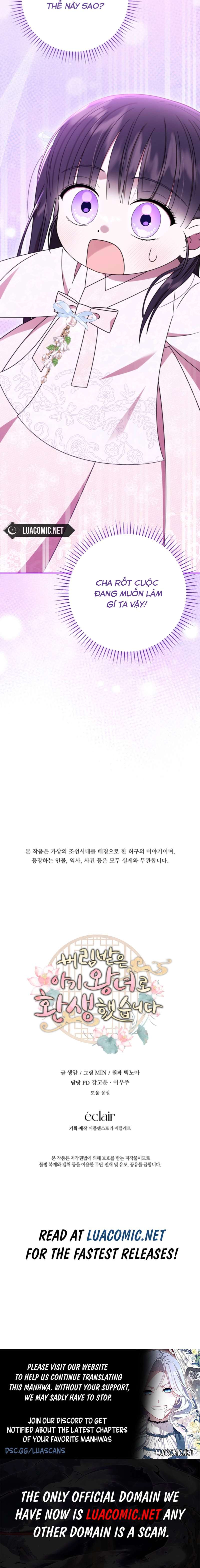 Tôi Đã Tái Sinh Thành Nàng Công Chúa Bị Bỏ Rơi Chap 16 - Trang 2