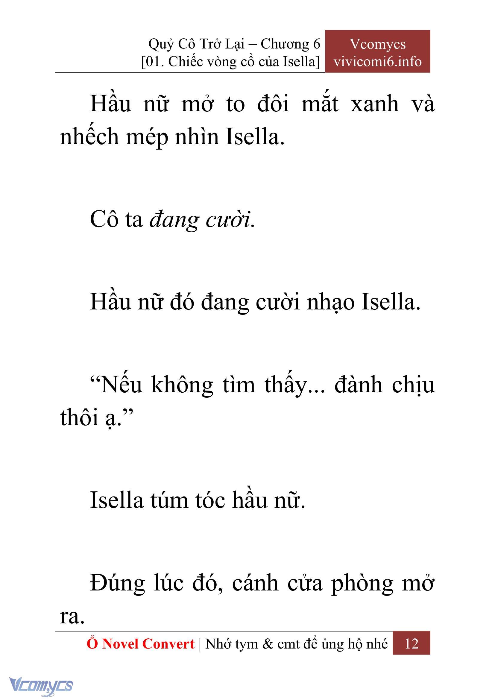 [Novel] Quý Cô Trở Lại Chap 6 - Trang 2