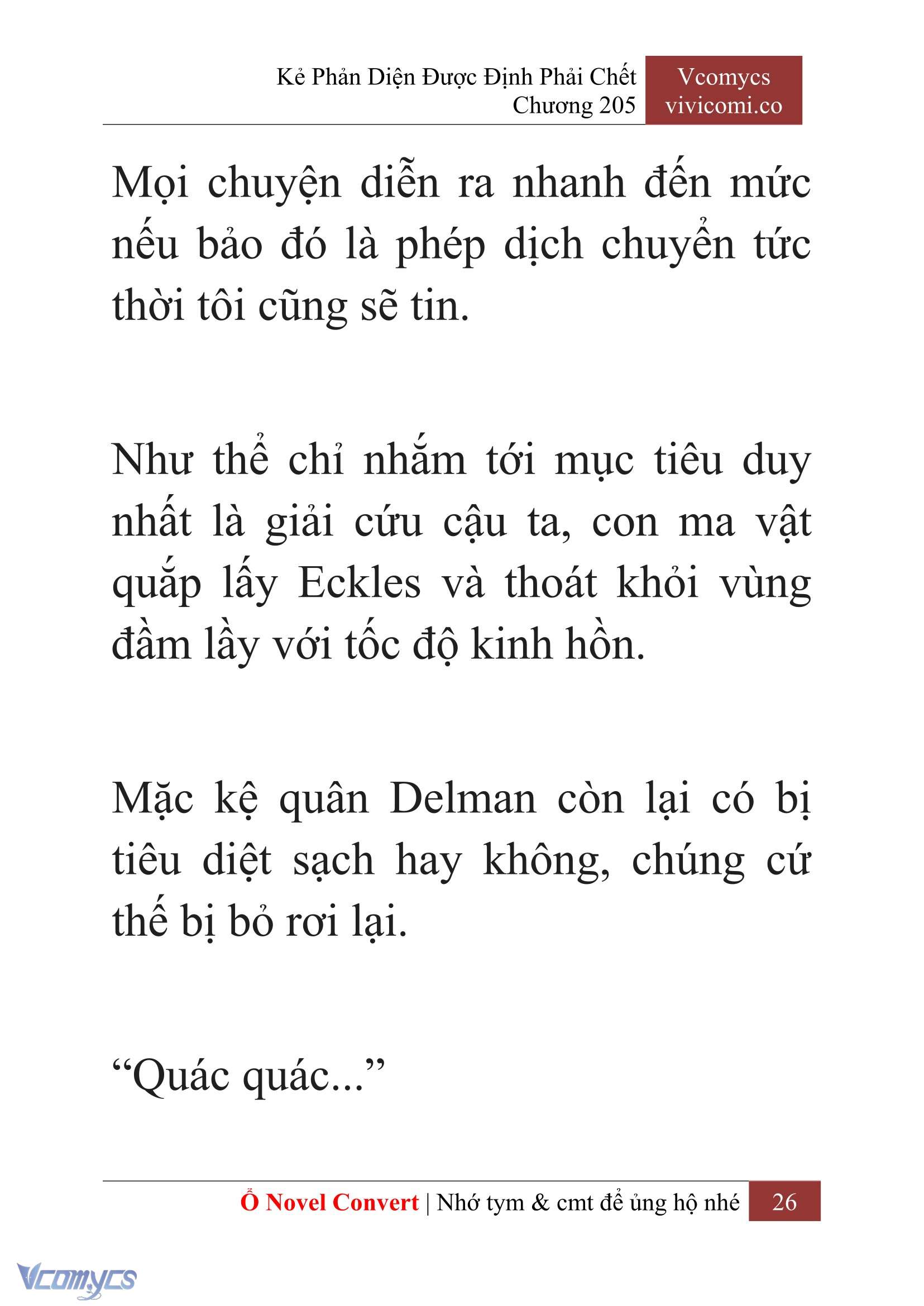 [Novel] Kẻ Phản Diện Được Định Phải Chết Chap 205 - Trang 2