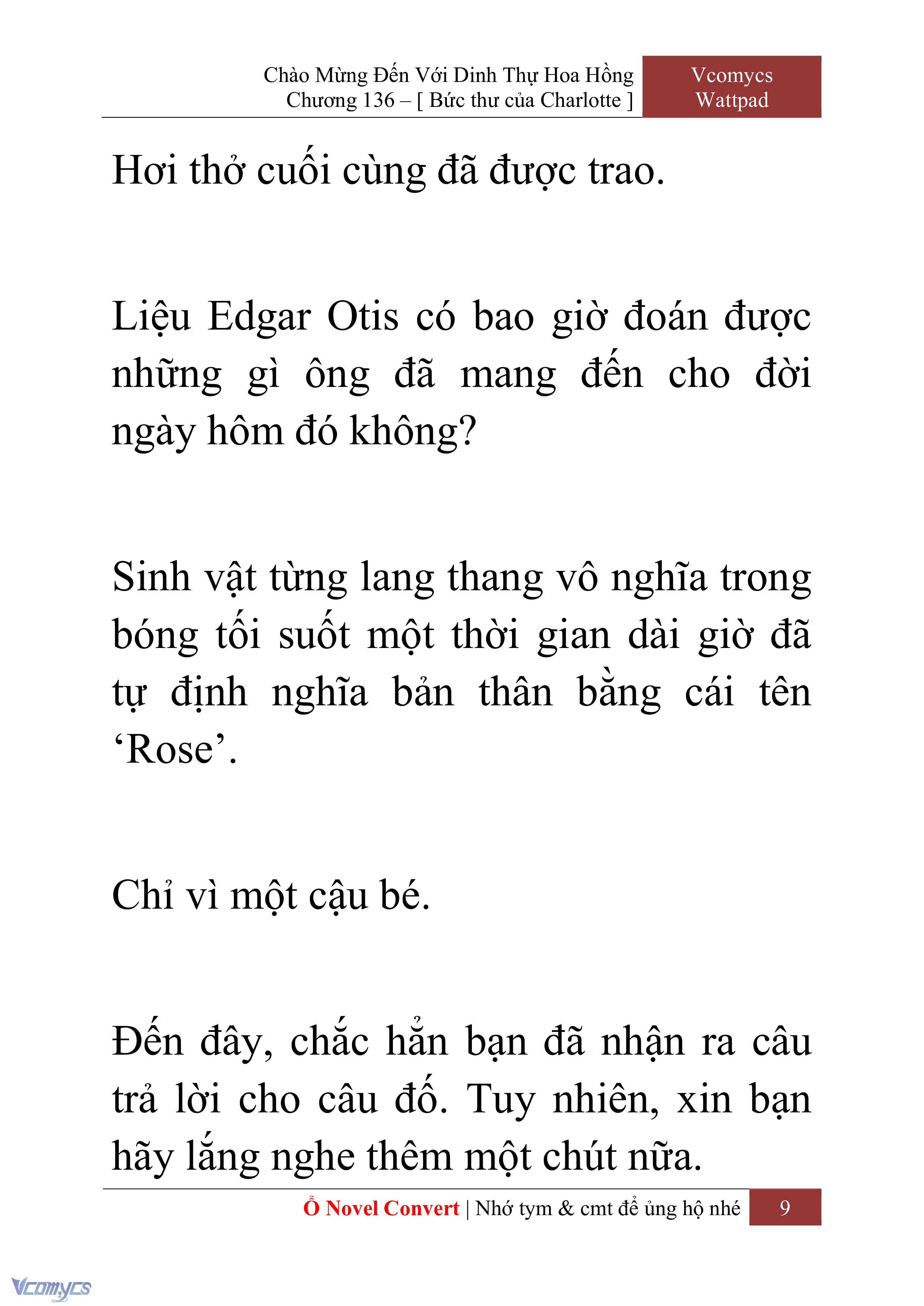 [Novel] Chào Mừng Đến Với Dinh Thự Hoa Hồng Chap 136 - Trang 2