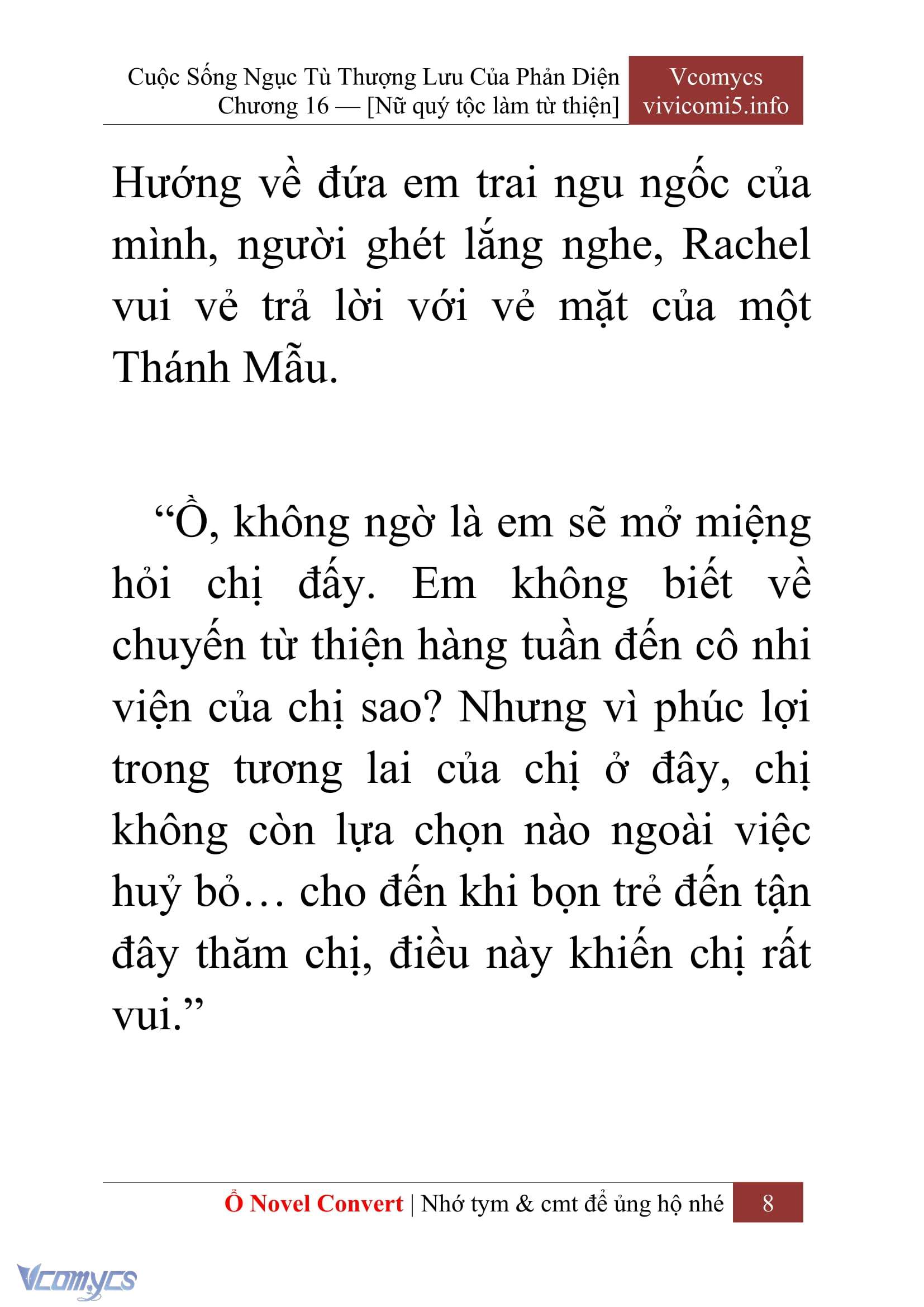 [Novel] Cuộc Sống Ngục Tù Thượng Lưu Của Nhân Vật Phản Diện Chap 16 - Trang 2