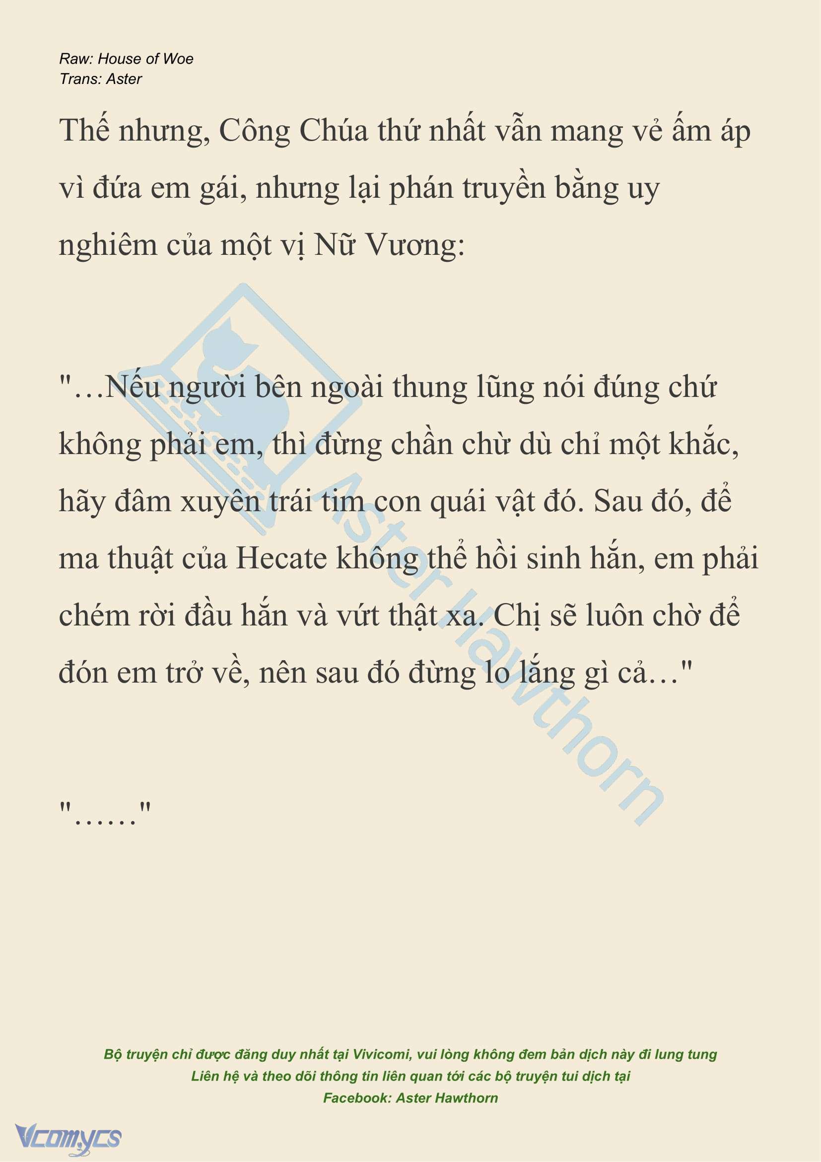 [NOVEL] Dành Cho Các Nữ Thần: Dành cho Psyche Chap 34 - Next 