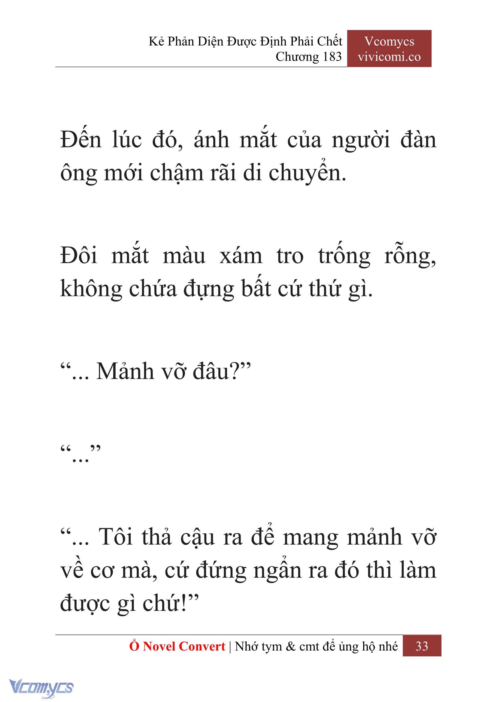 [Novel] Kẻ Phản Diện Được Định Phải Chết Chap 183 - Next Chap 184