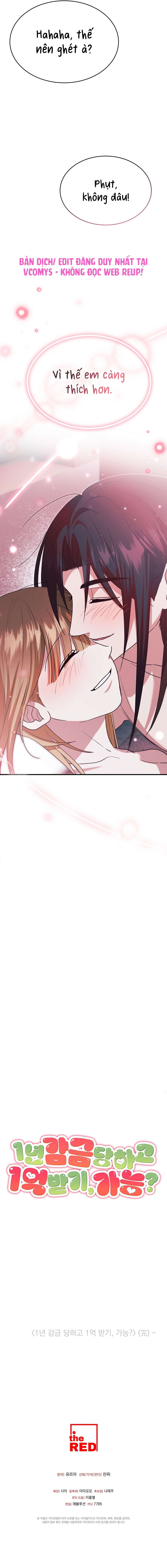 [ 18+ ] Bị giam 1 năm để lấy 1 tỷ won, chịu không?” Chap 10 - Trang 2