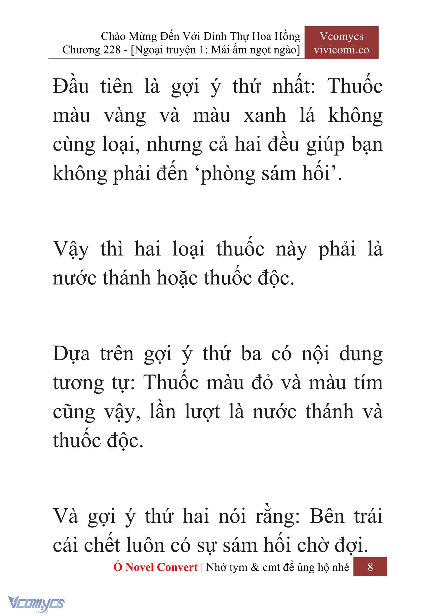 [Novel] Chào Mừng Đến Với Dinh Thự Hoa Hồng Chap 228 - Trang 2
