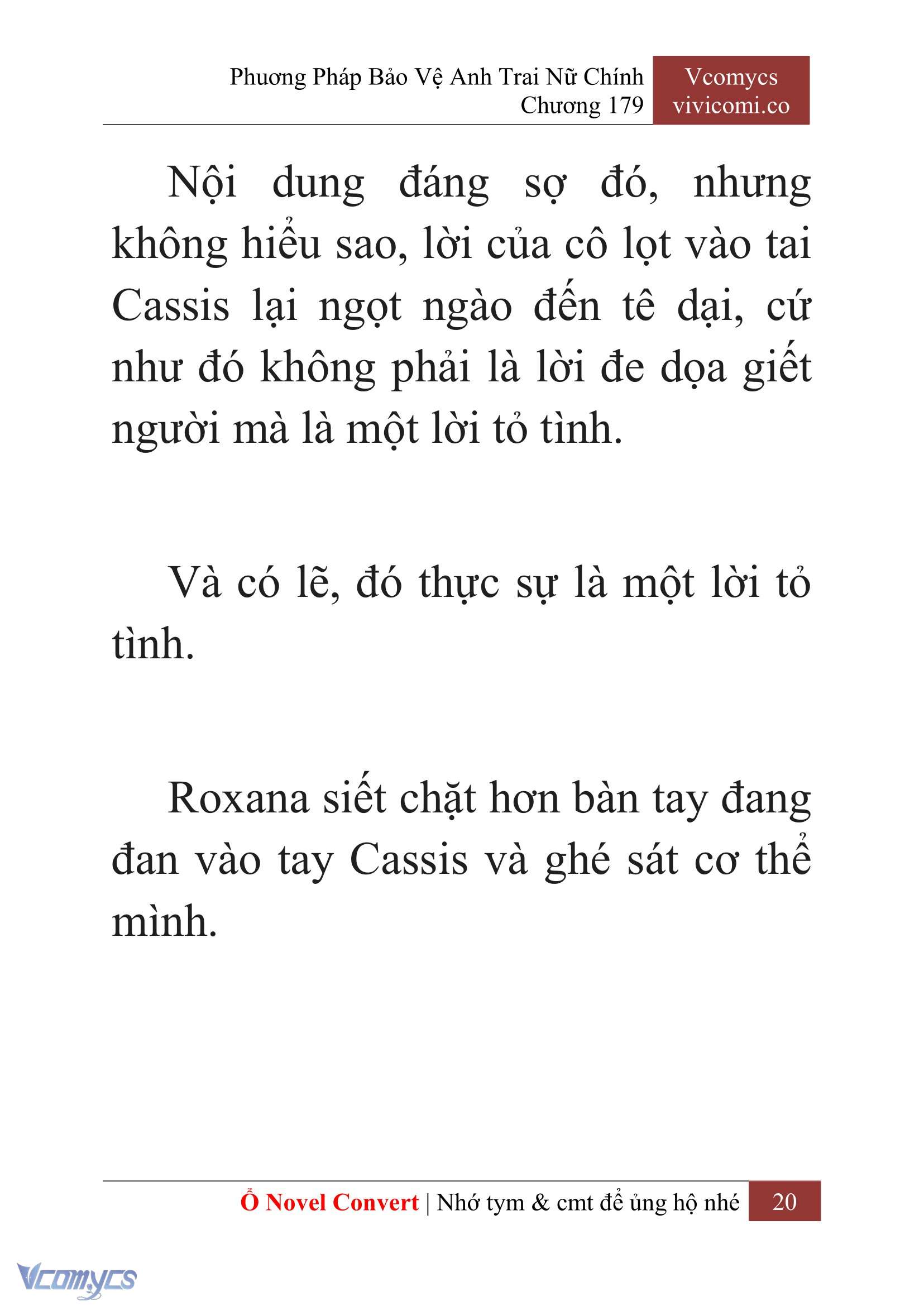 [Novel] Phương Pháp Bảo Vệ Anh Trai Nữ Chính Chap 179 - Trang 2