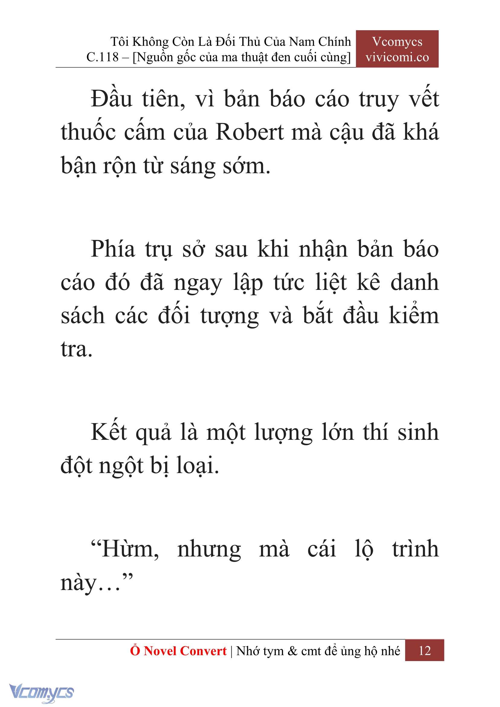 [Novel] Tôi Không Còn Là Đối Thủ Của Nam Chính Chap 118 - Trang 2
