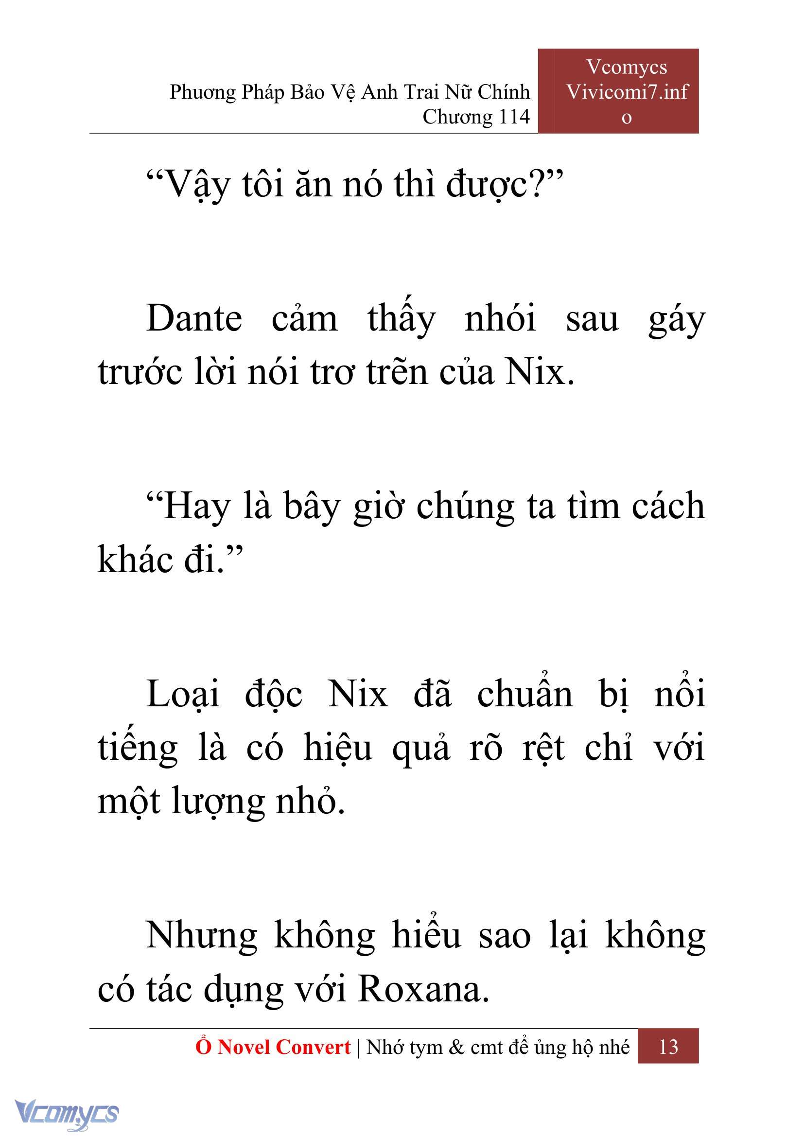 [Novel] Phương Pháp Bảo Vệ Anh Trai Nữ Chính Chap 114 - Trang 2