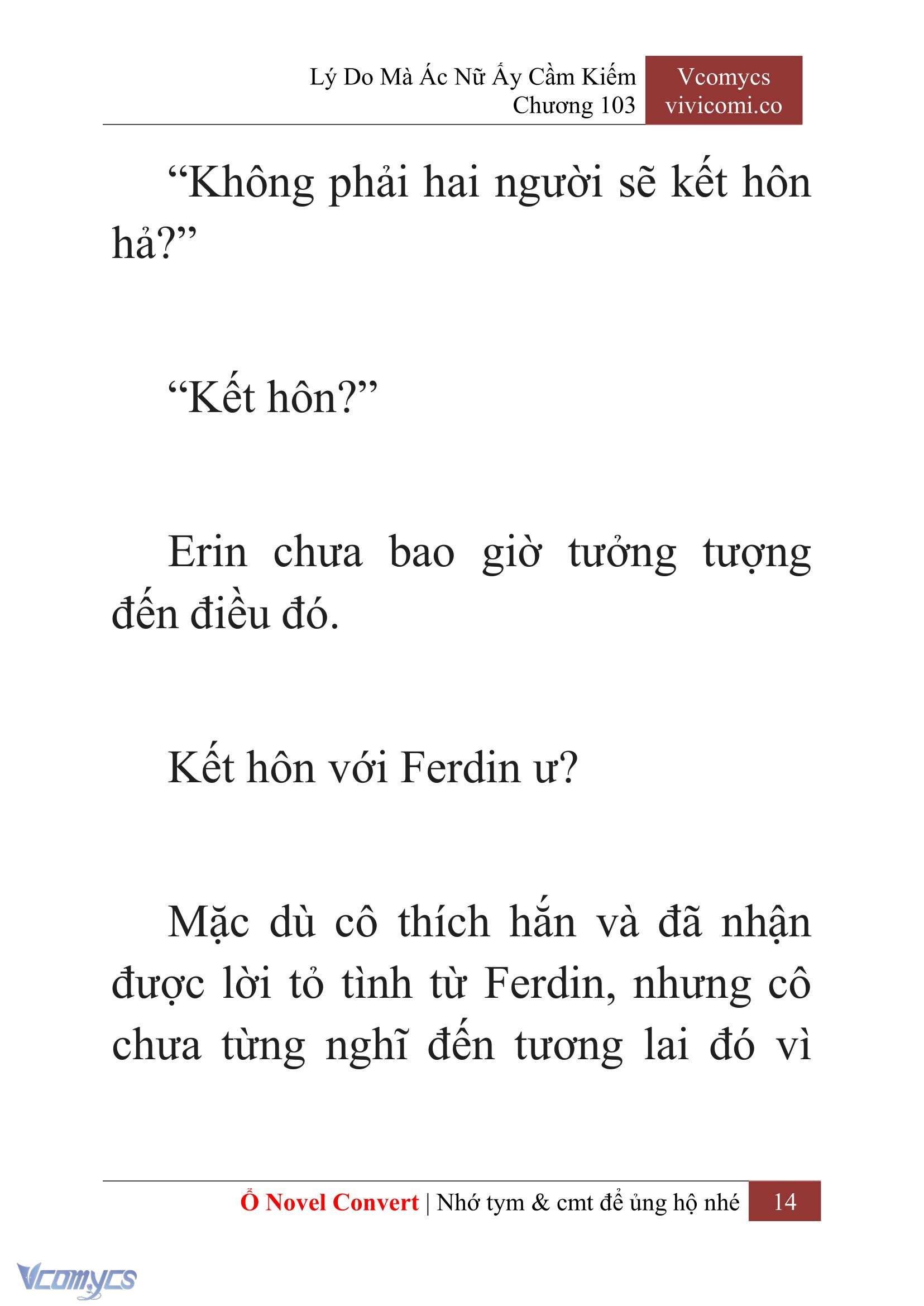 [Novel] Lý Do Mà Ác Nữ Ấy Cầm Kiếm Chap 103 - Trang 2