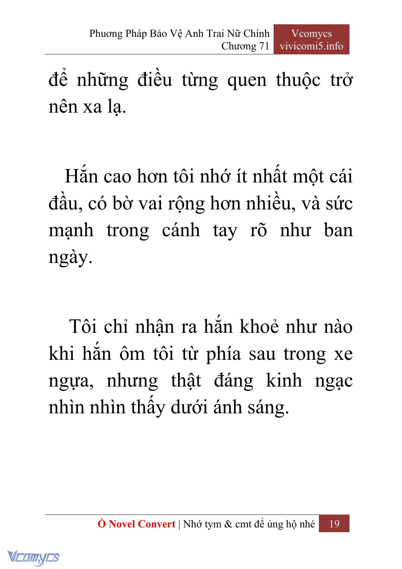[Novel] Phương Pháp Bảo Vệ Anh Trai Nữ Chính Chap 71 - Trang 2