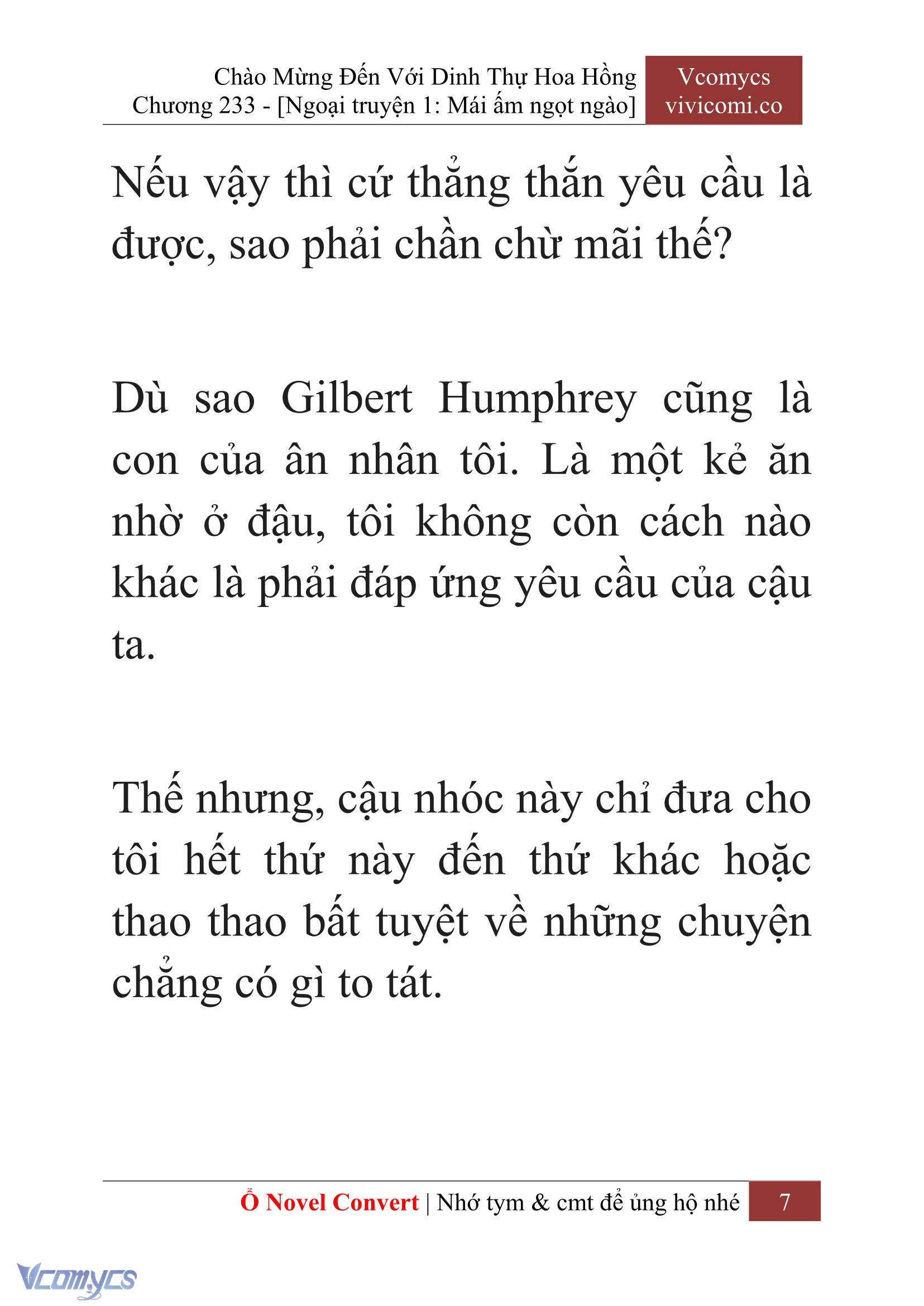 [Novel] Chào Mừng Đến Với Dinh Thự Hoa Hồng Chap 233 - Trang 2