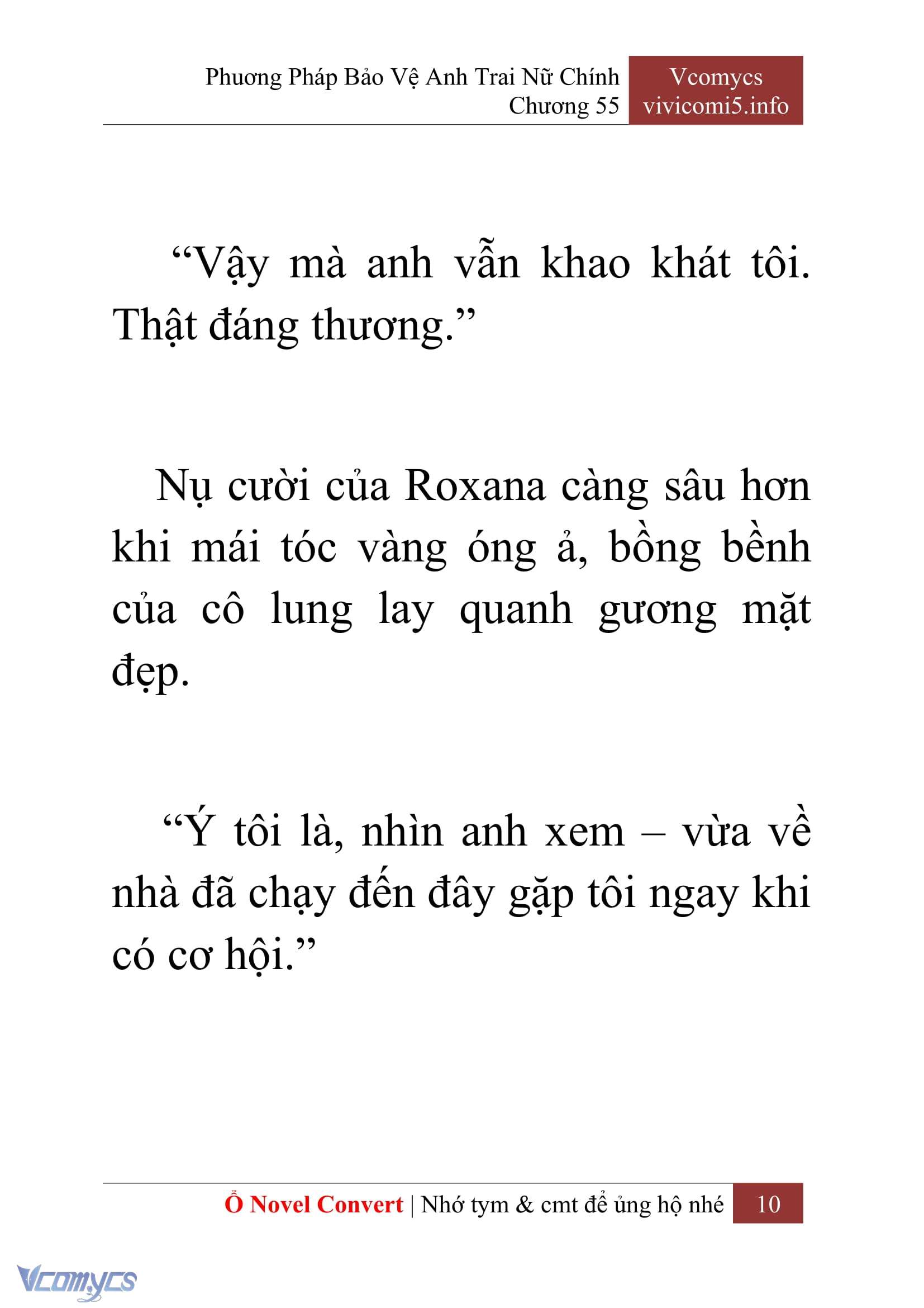 [Novel] Phương Pháp Bảo Vệ Anh Trai Nữ Chính Chap 55 - Trang 2