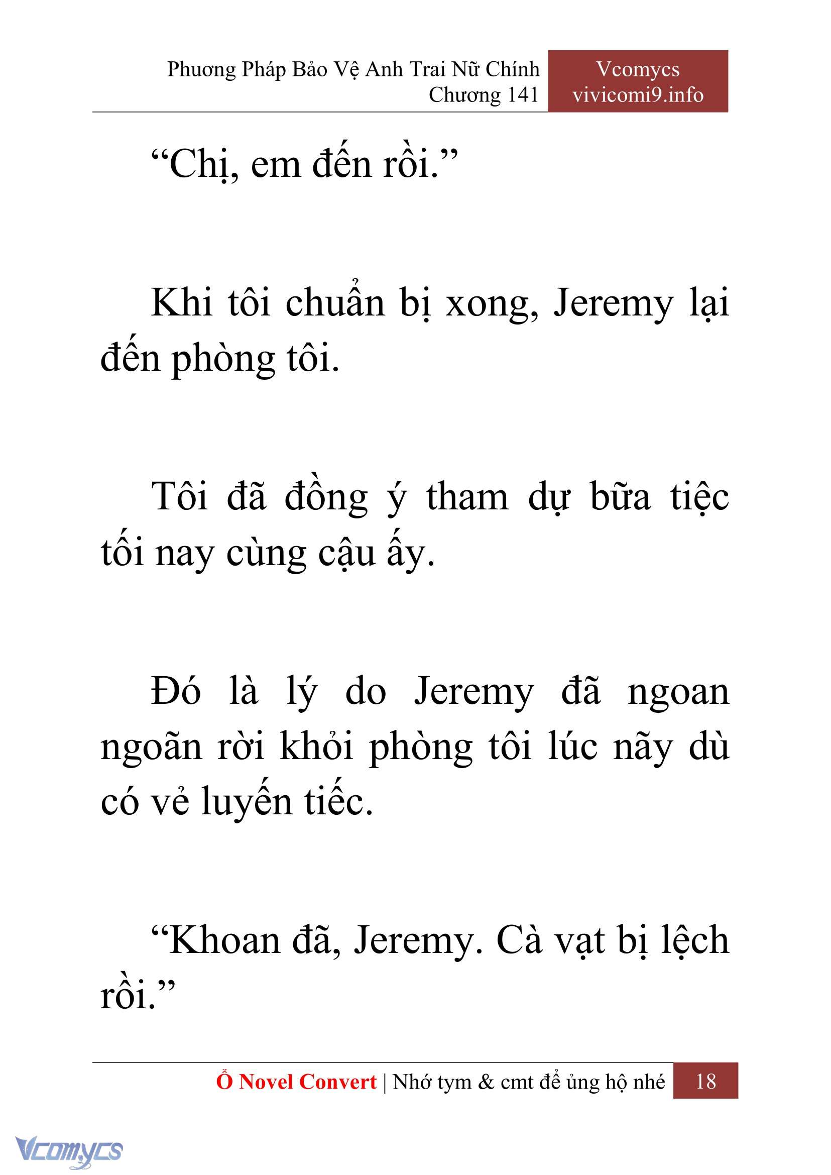 [Novel] Phương Pháp Bảo Vệ Anh Trai Nữ Chính Chap 141 - Trang 2