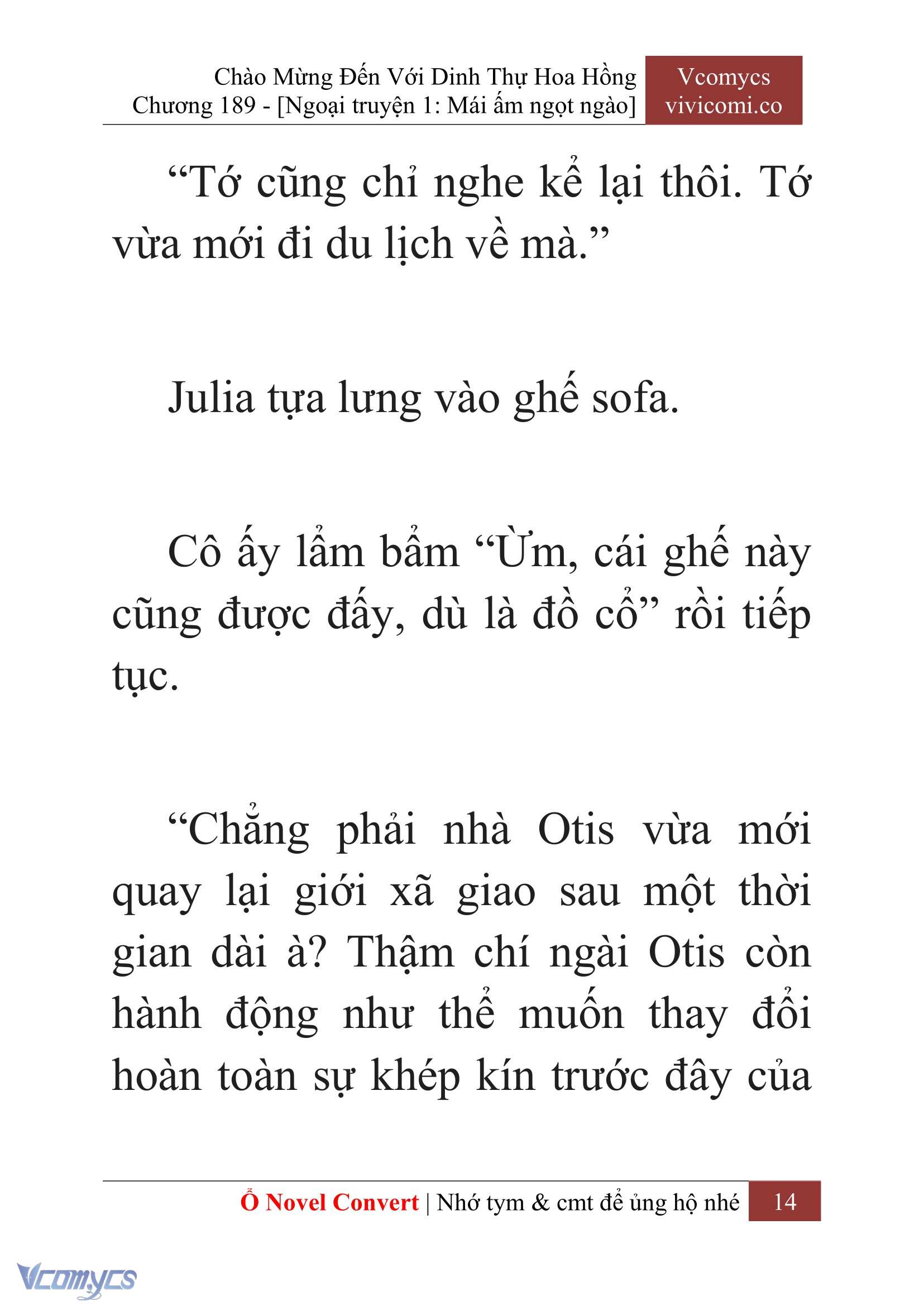 [Novel] Chào Mừng Đến Với Dinh Thự Hoa Hồng Chap 189 - Trang 2